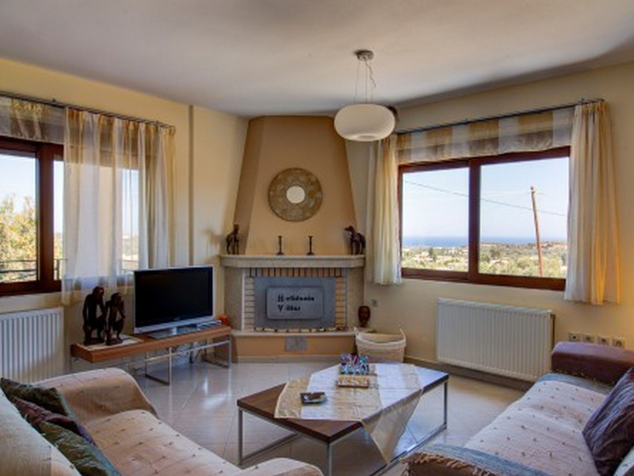 Villa Stefanos, Meerblick, privater Pool, Rethymno-Dedans