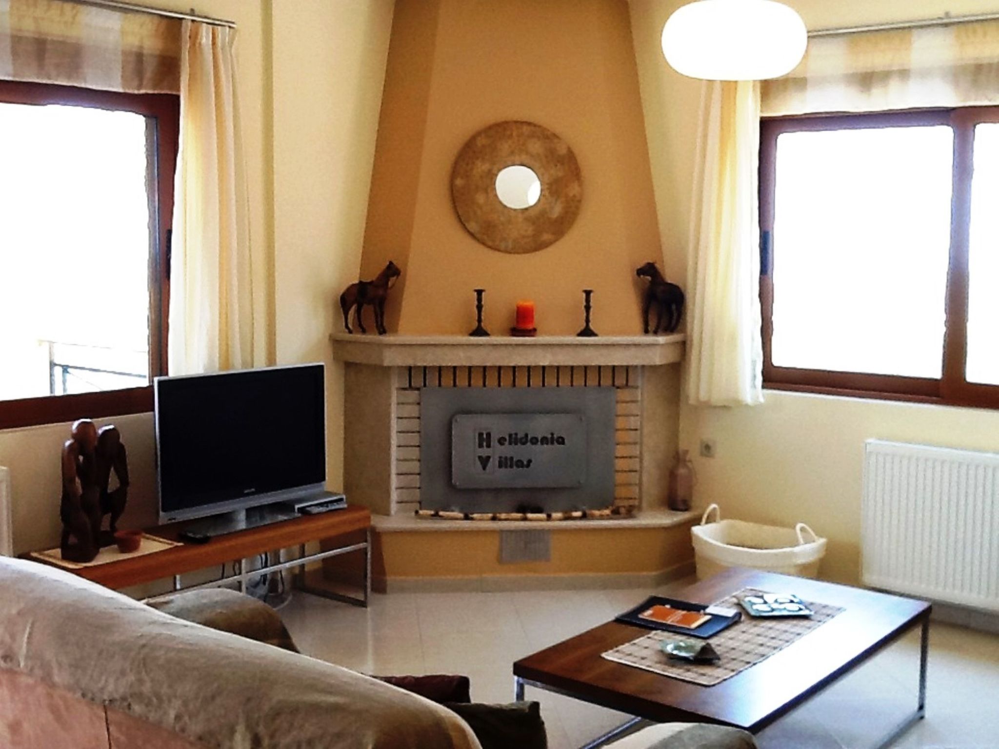 Villa Stefanos, Meerblick, privater Pool, Rethymno-Dedans