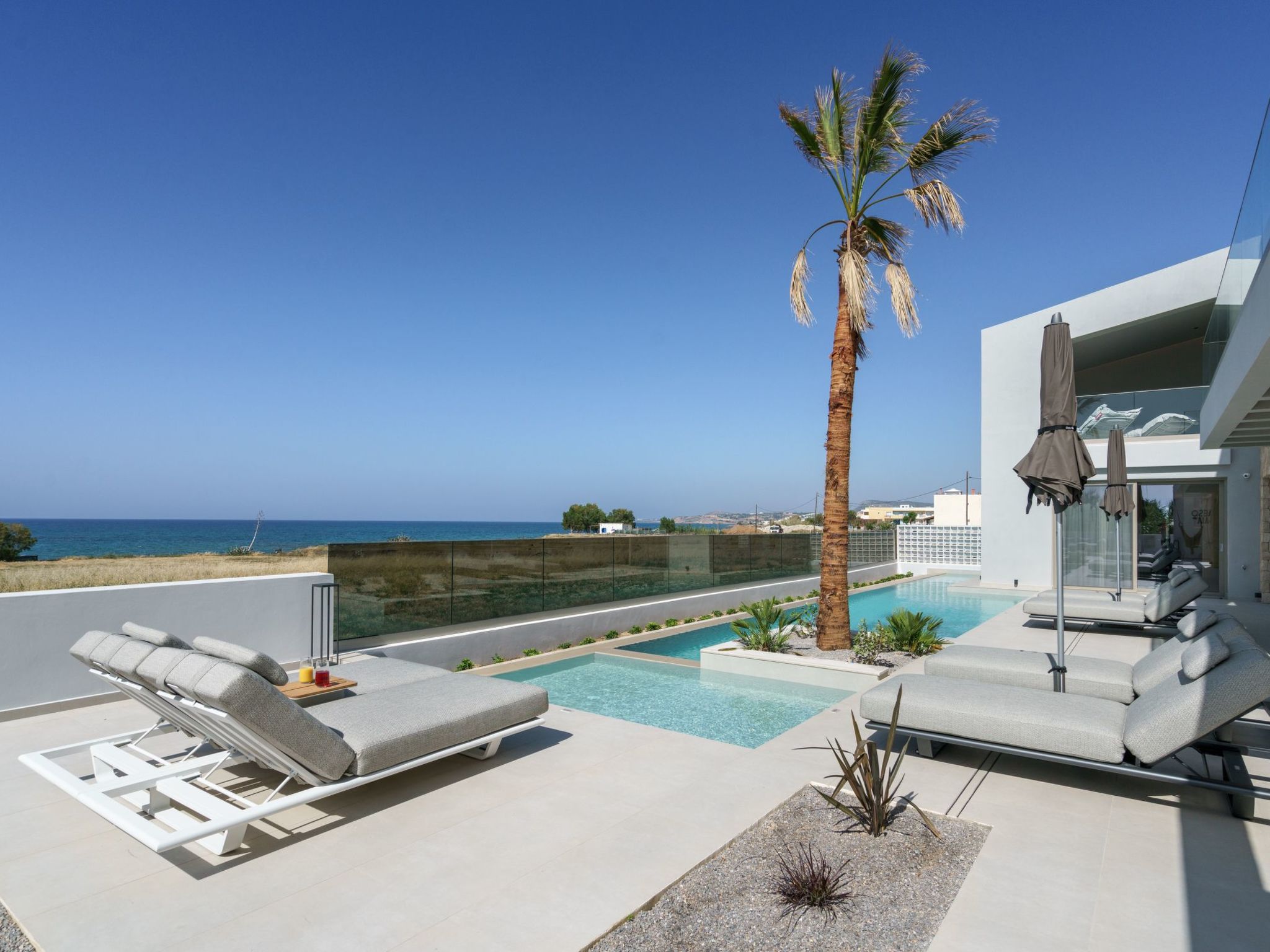 Villa am Strand, beheizter Pool, Playarea, Whirlpool