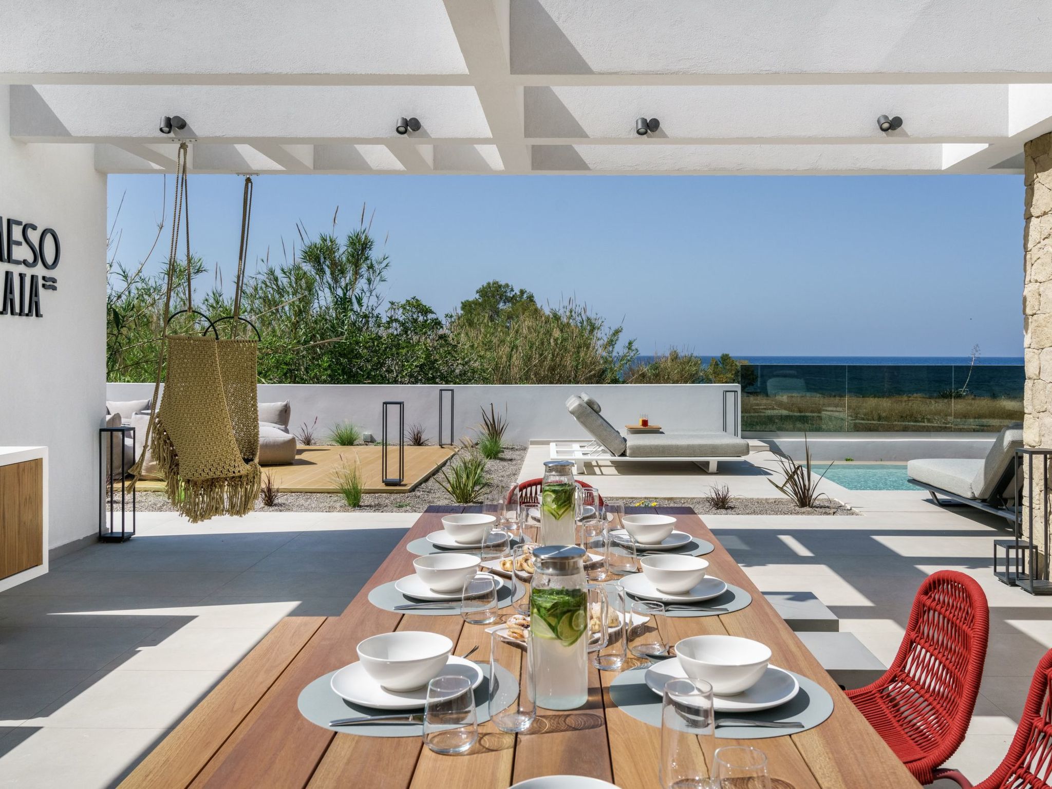 Villa am Strand, beheizter Pool, Playarea, Whirlpool