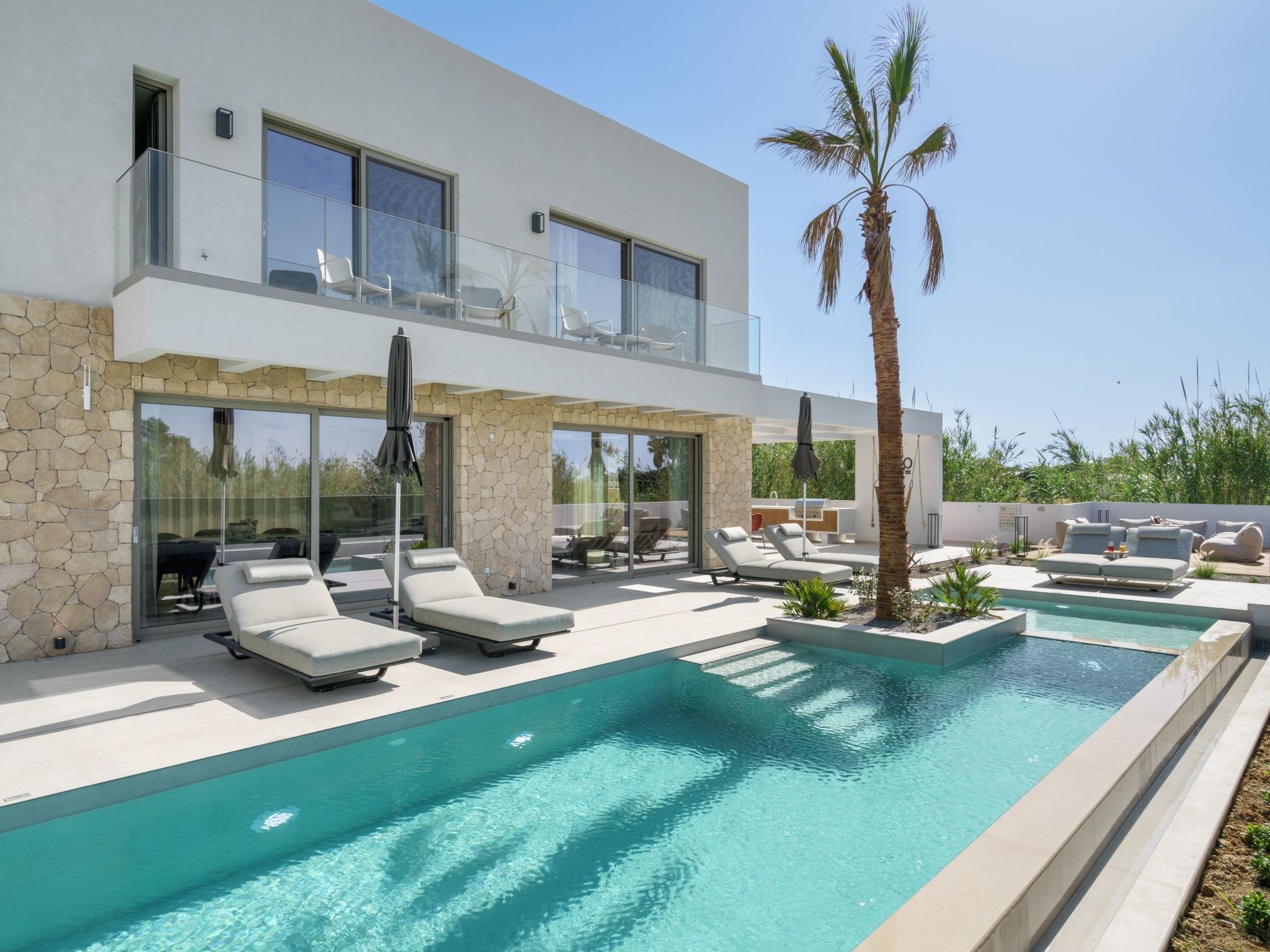 Villa am Strand, beheizter Pool, Playarea, Whirlpool-Outside