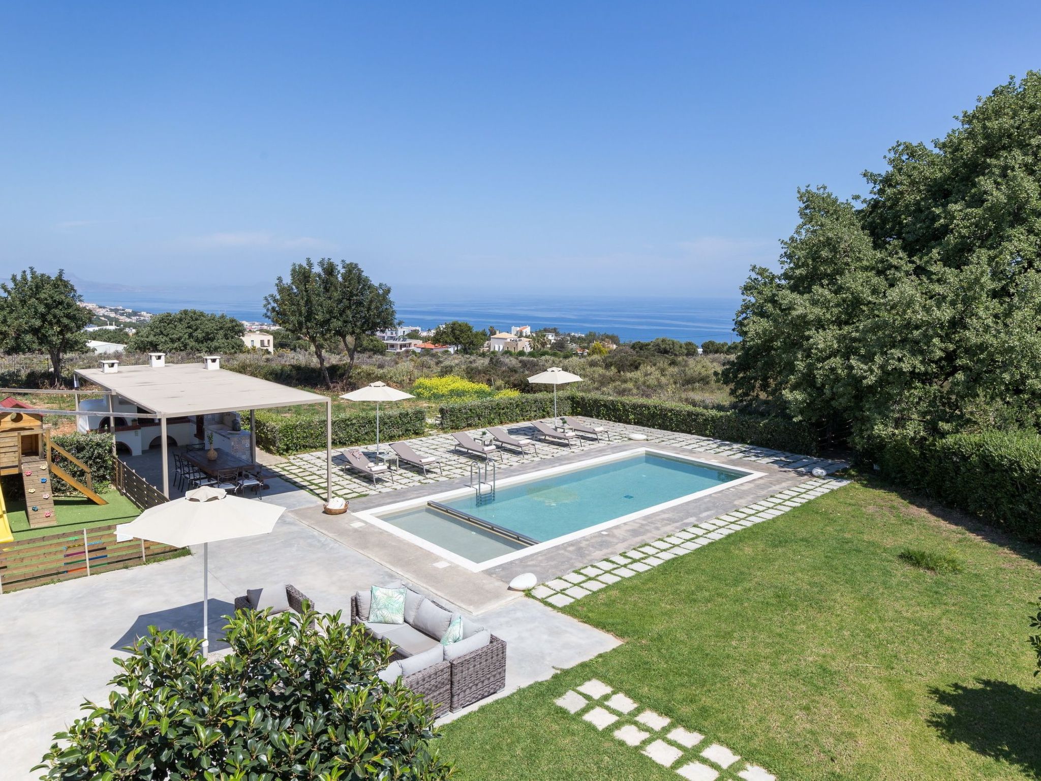 Lux Villa, Beheizter Pool-2km zum Strand,Kinderbereich