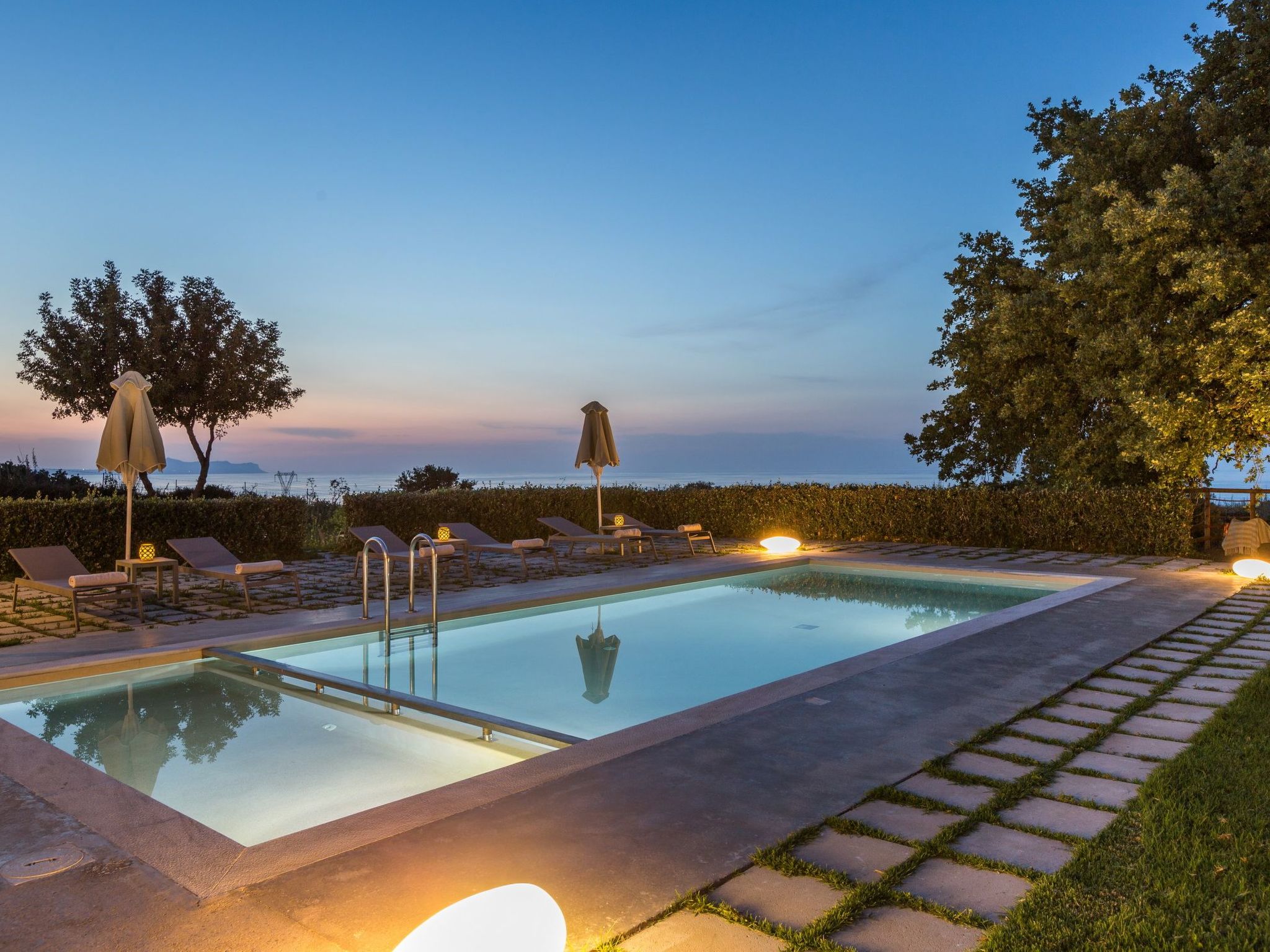 Lux Villa, Beheizter Pool-2km zum Strand,Kinderbereich-Draußen