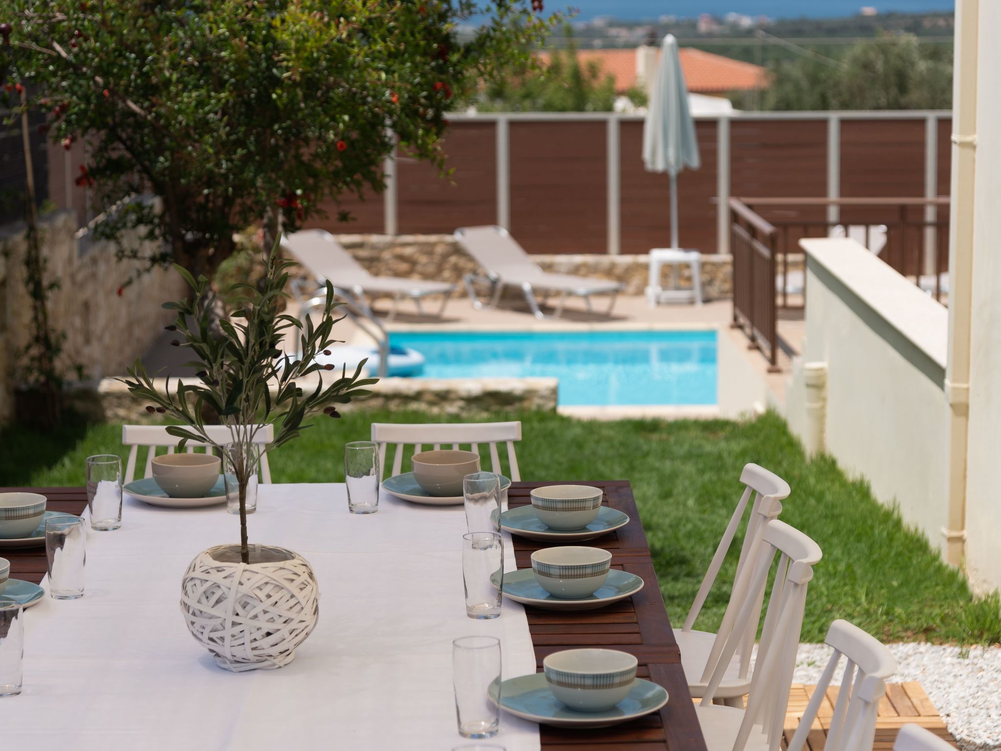 Ferienvilla "Rousa" mit Bergblick