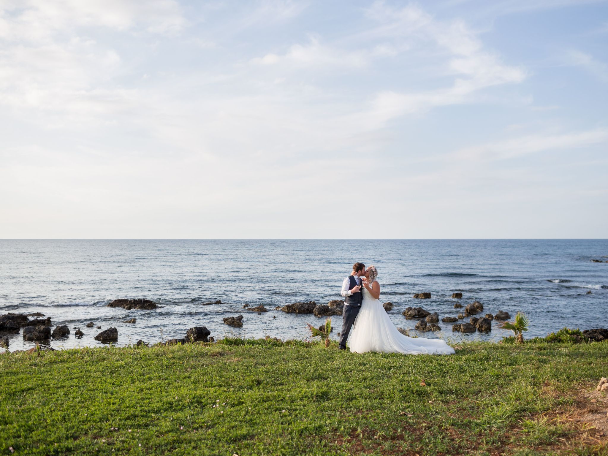 Villa am Strand mit privatem Swimmingpool und Meerblick-Draußen