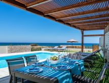 Villa am Strand in Rethymno mit privatem Pool