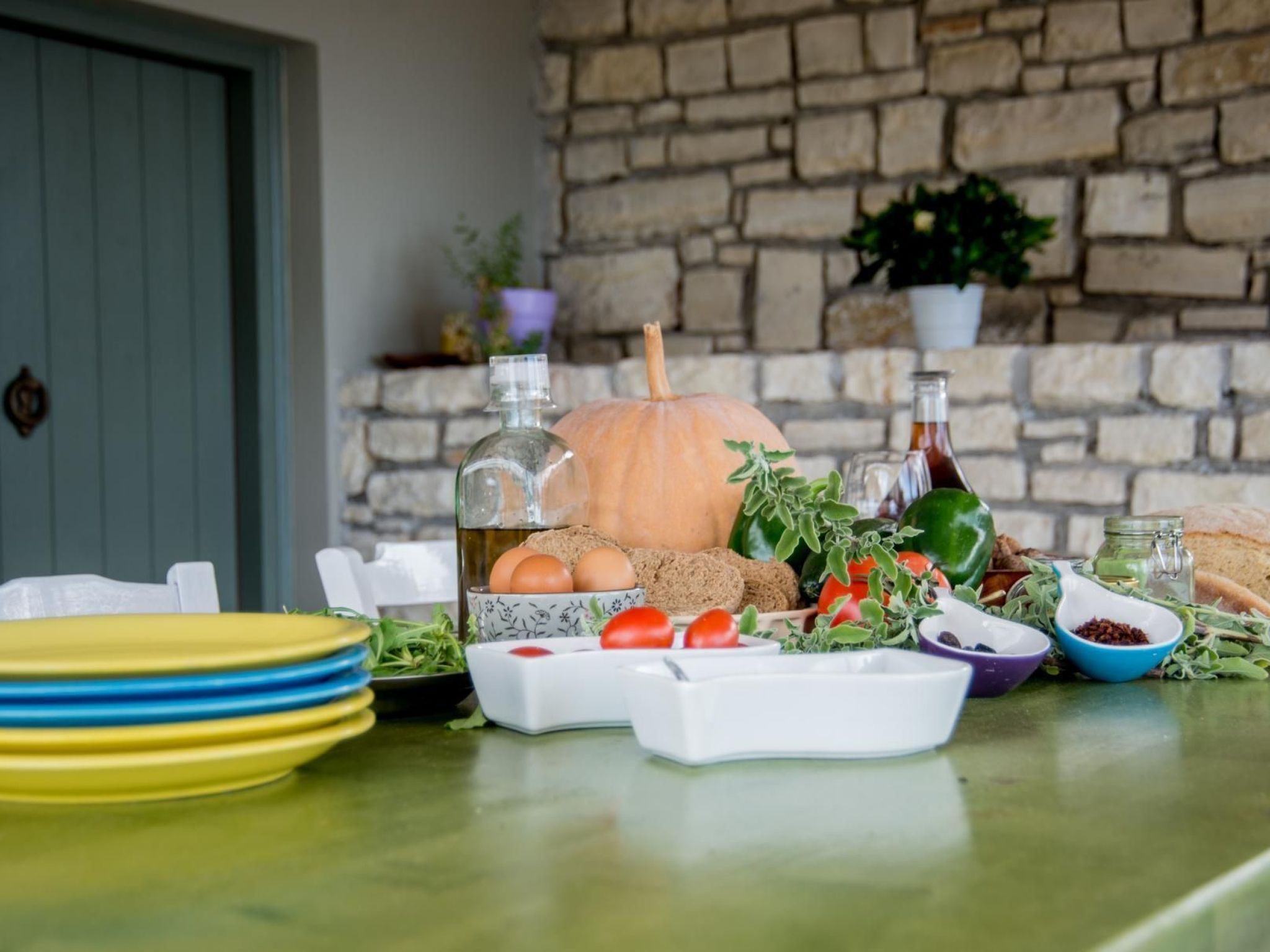 Familienvilla mit Panoramapool und Panoramablick-Draußen