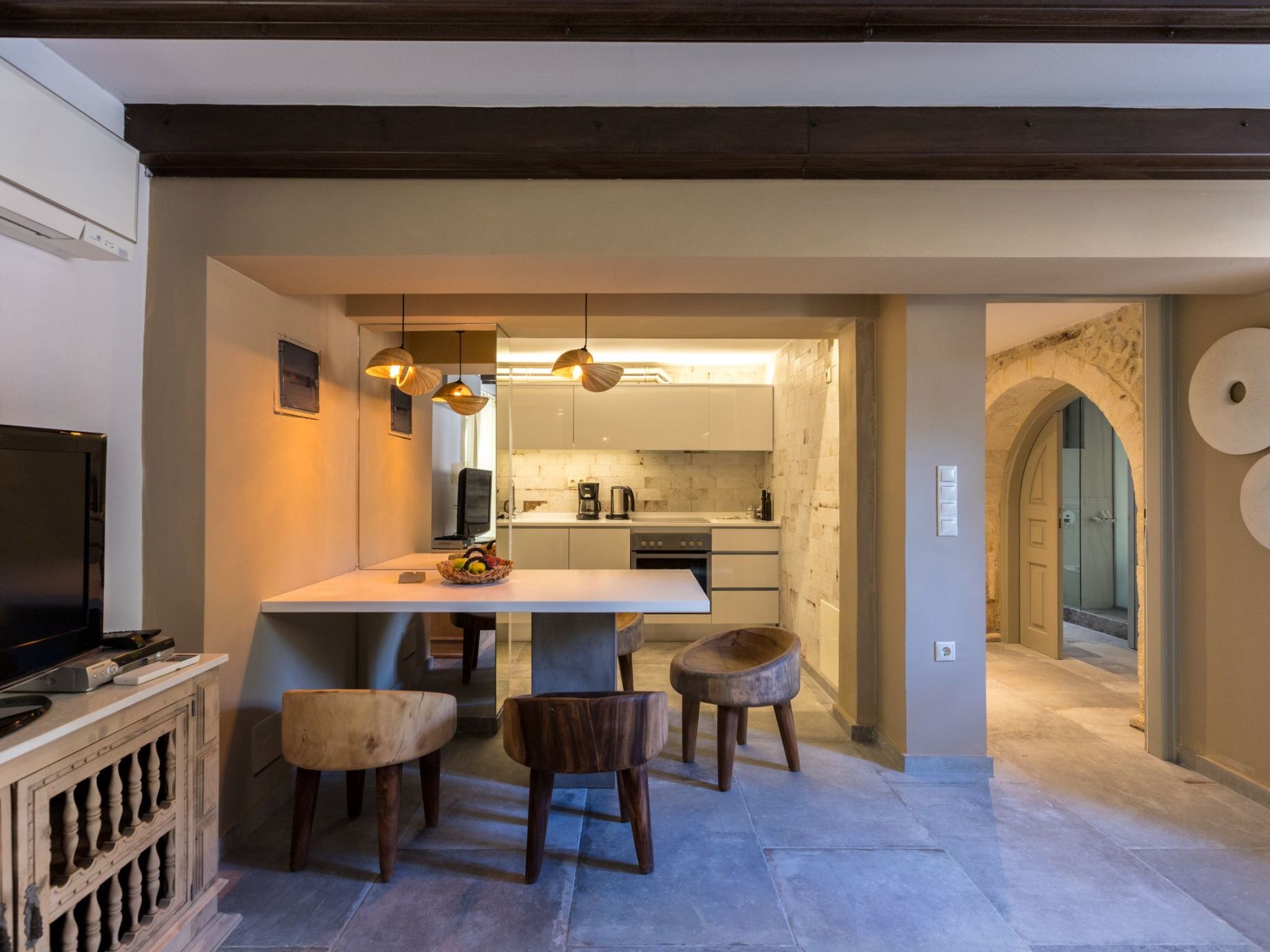 Mit Privatpool für 6 Personen ca. 85 m&sup2; in Rethymnon, Kreta (Nordküste Kre-Dedans