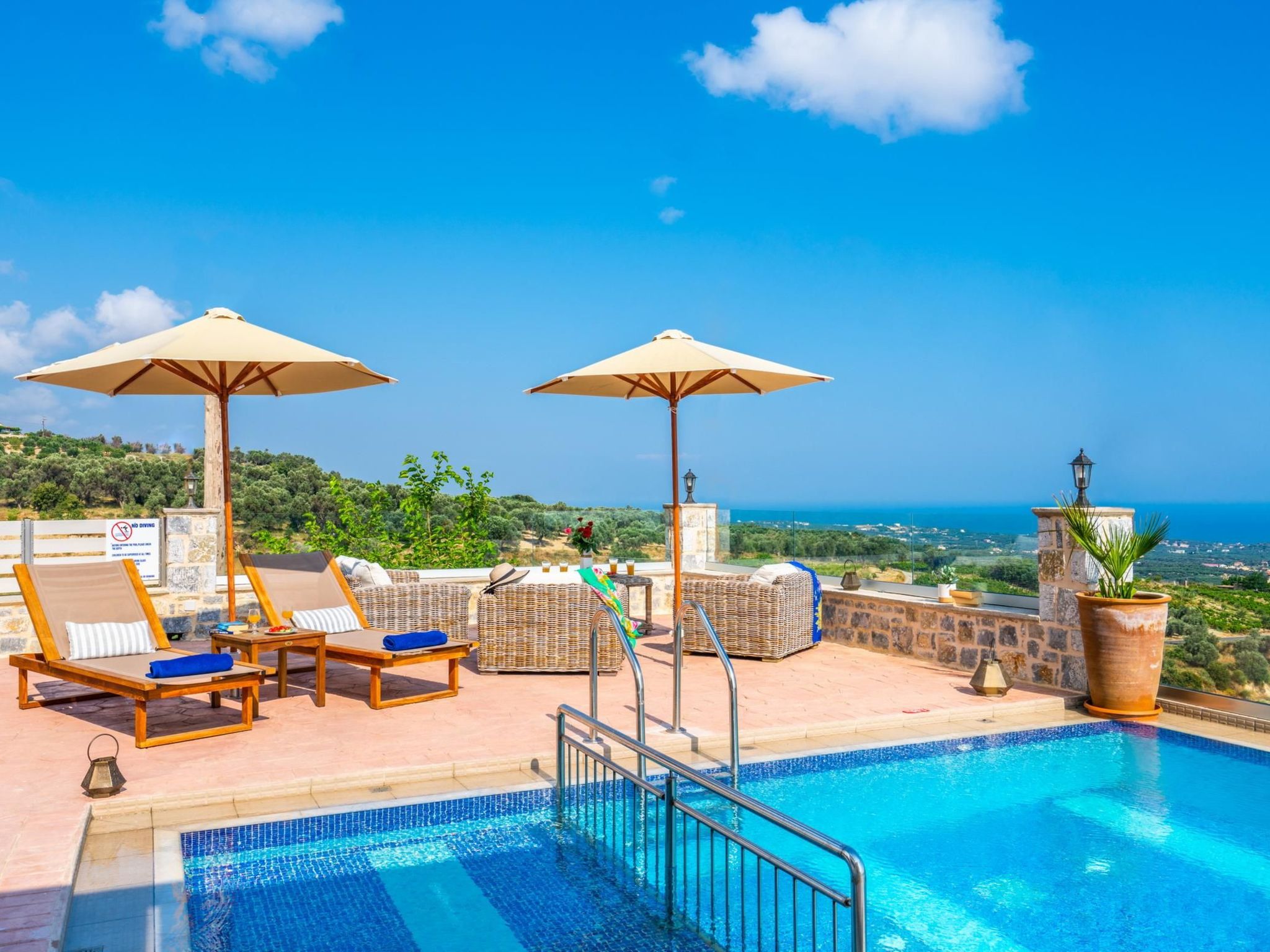 Wunderschönes Haus in Arkadi mit privatem Pool-Draußen