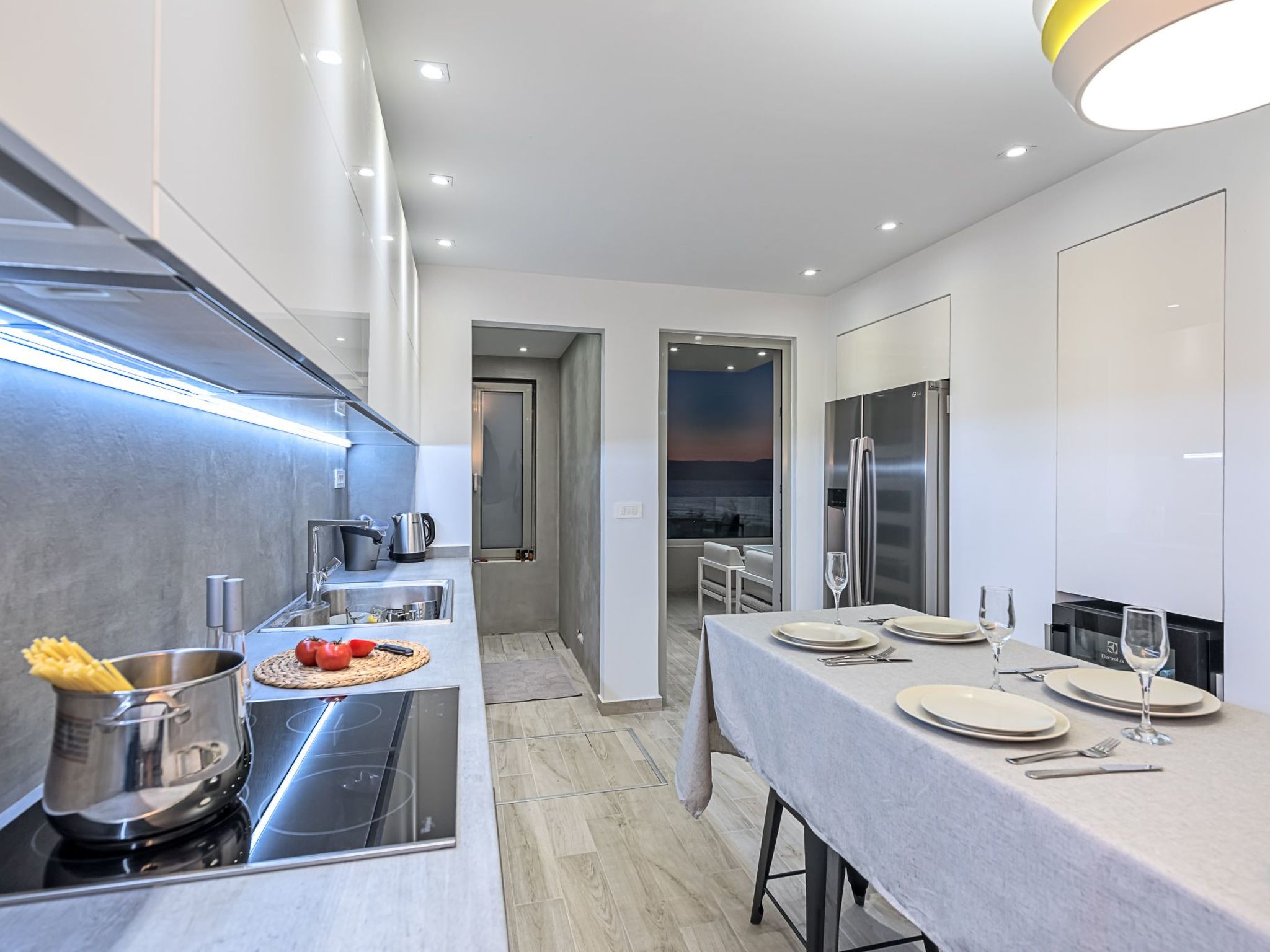 Für 8 Personen ca. 125 m&sup2; in Platanias, Kreta (West-Kreta)-Drinnen