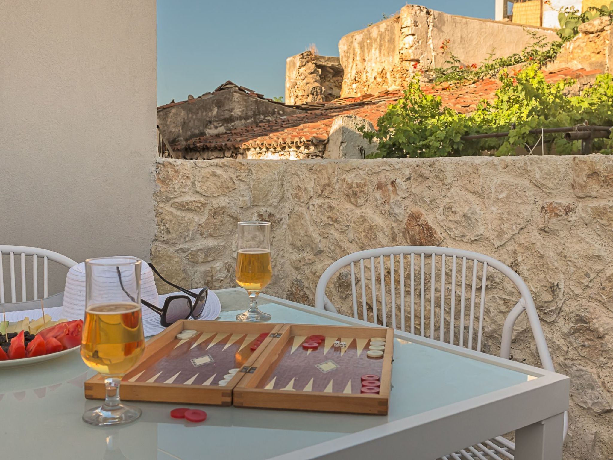 Für 8 Personen ca. 125 m&sup2; in Platanias, Kreta (West-Kreta)-Draußen