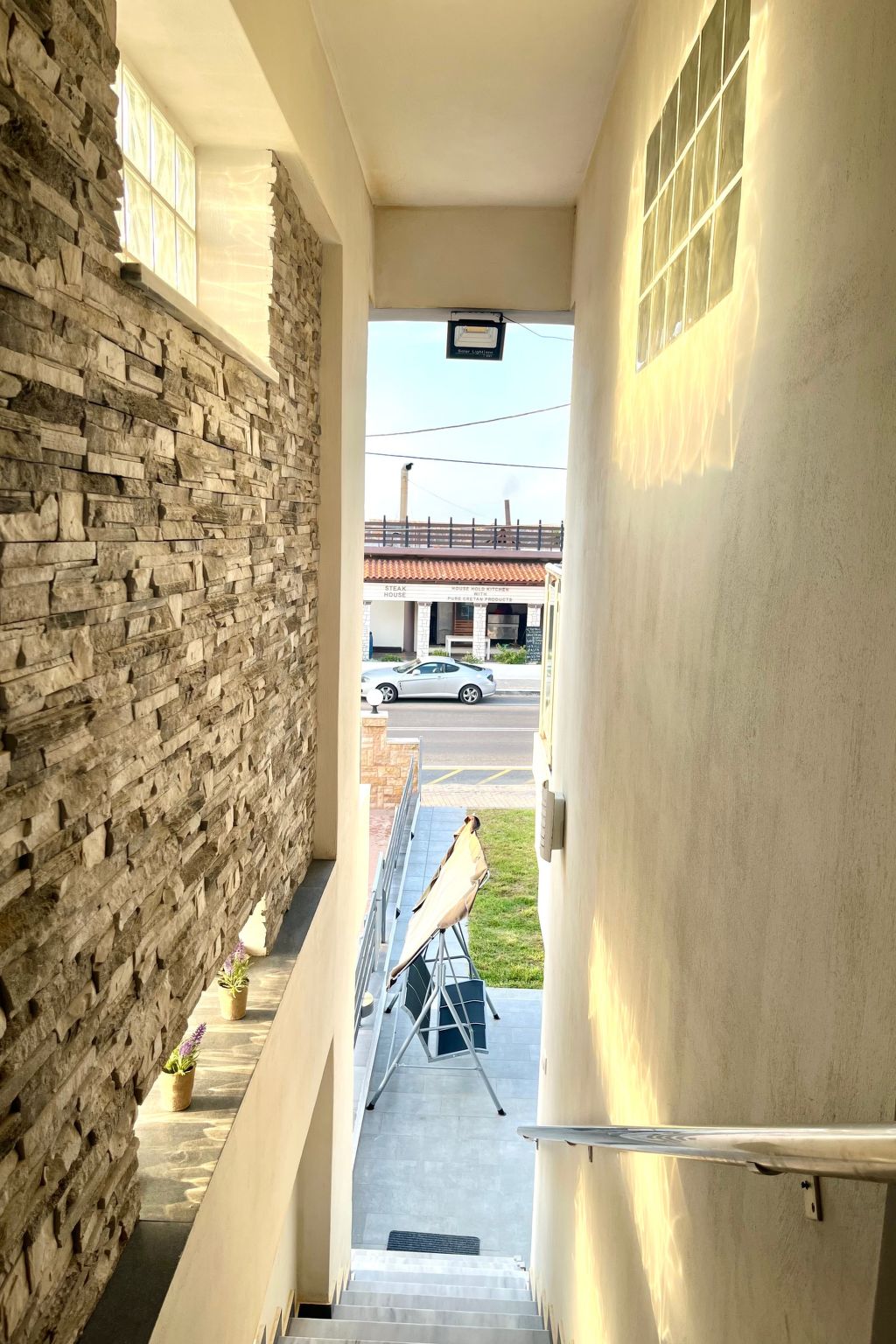 Penthouse am Strand von Chania Ägäis Kreta-Draußen