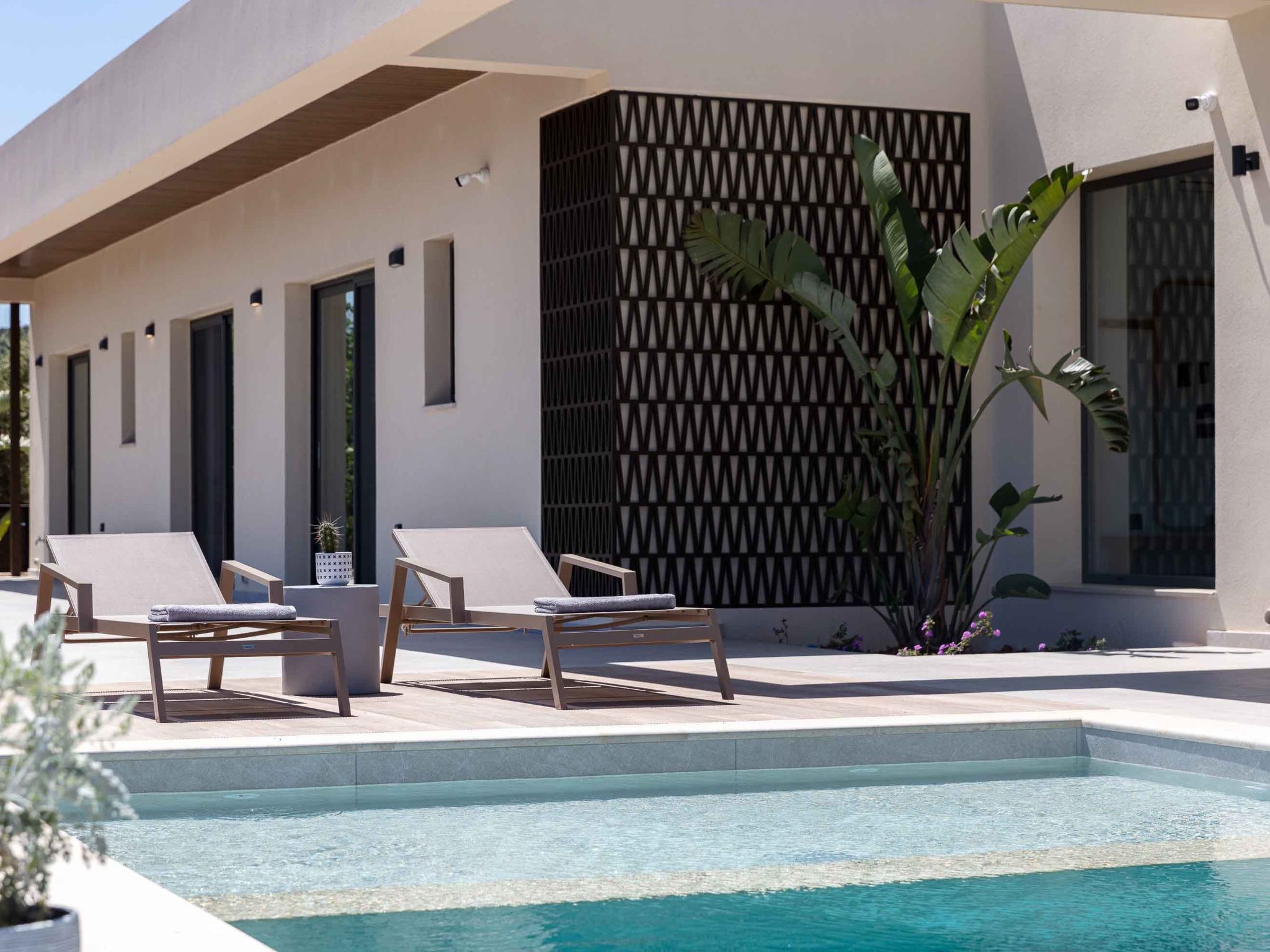 Villa Aglaea - Salzwasser-Pool und atemberaubender Meerblick-Binnen