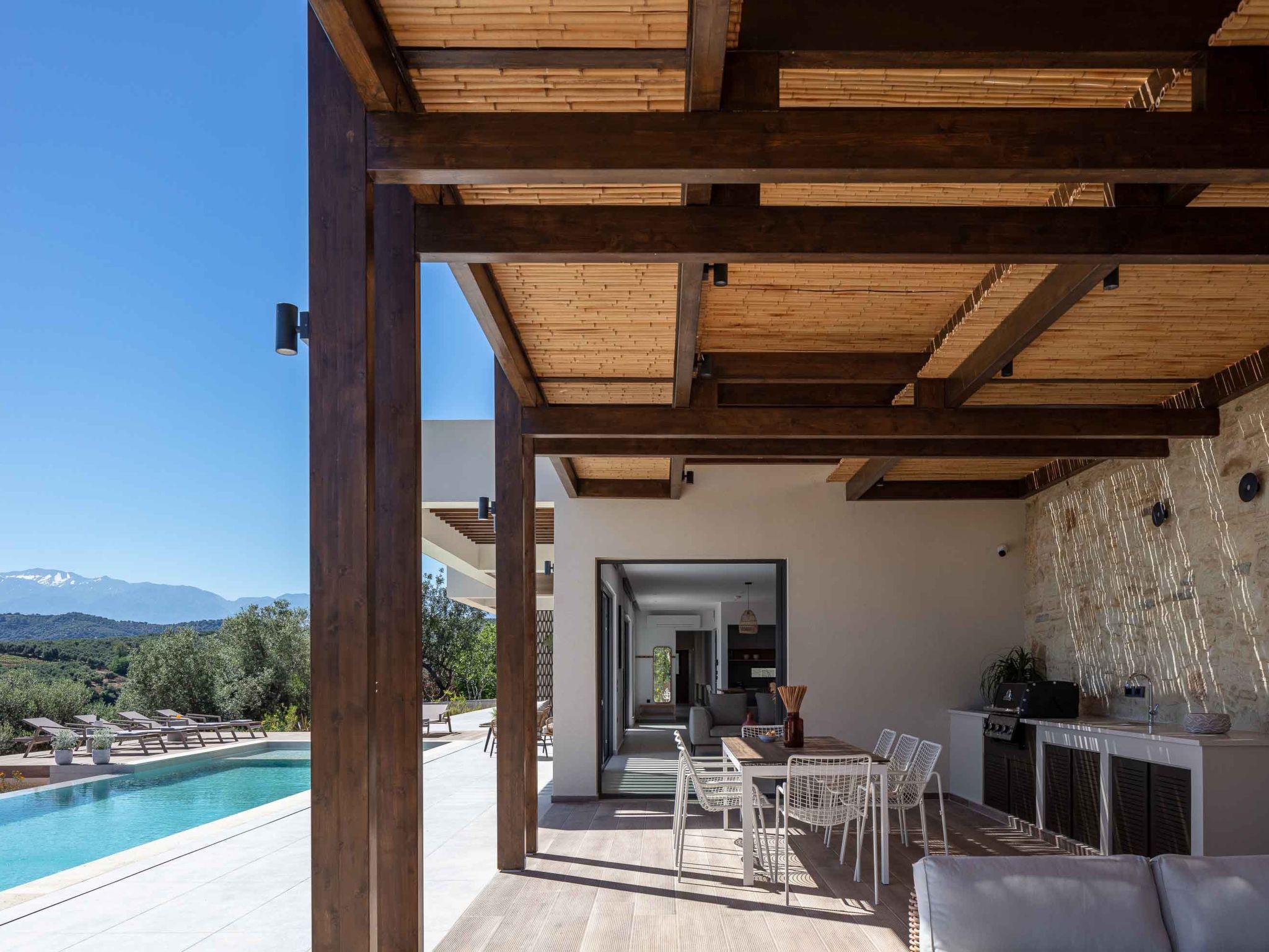 Villa Aglaea - Salzwasser-Pool und atemberaubender Meerblick-Binnen