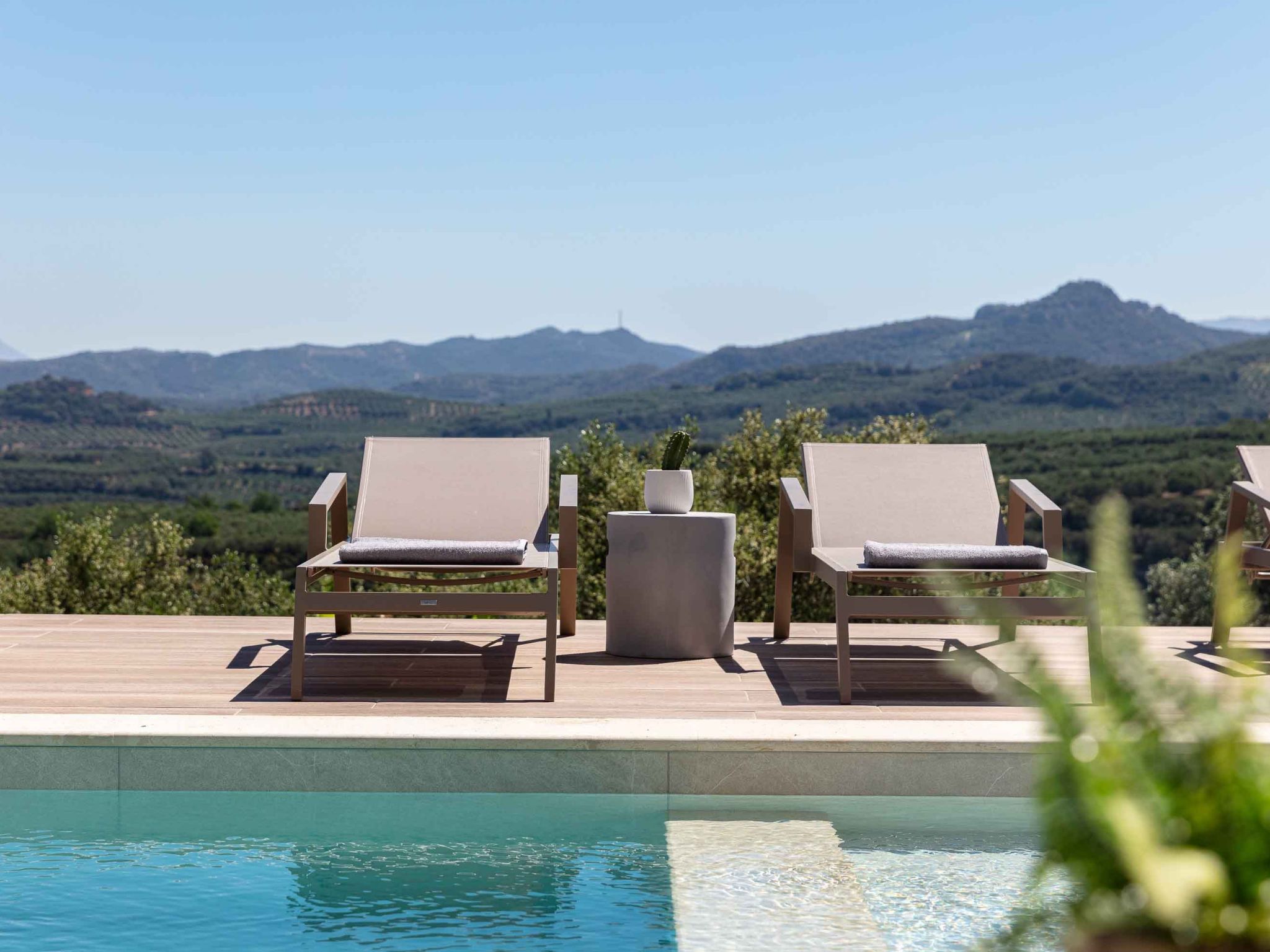 Villa Aglaea - Salzwasser-Pool und atemberaubender Meerblick-Binnen