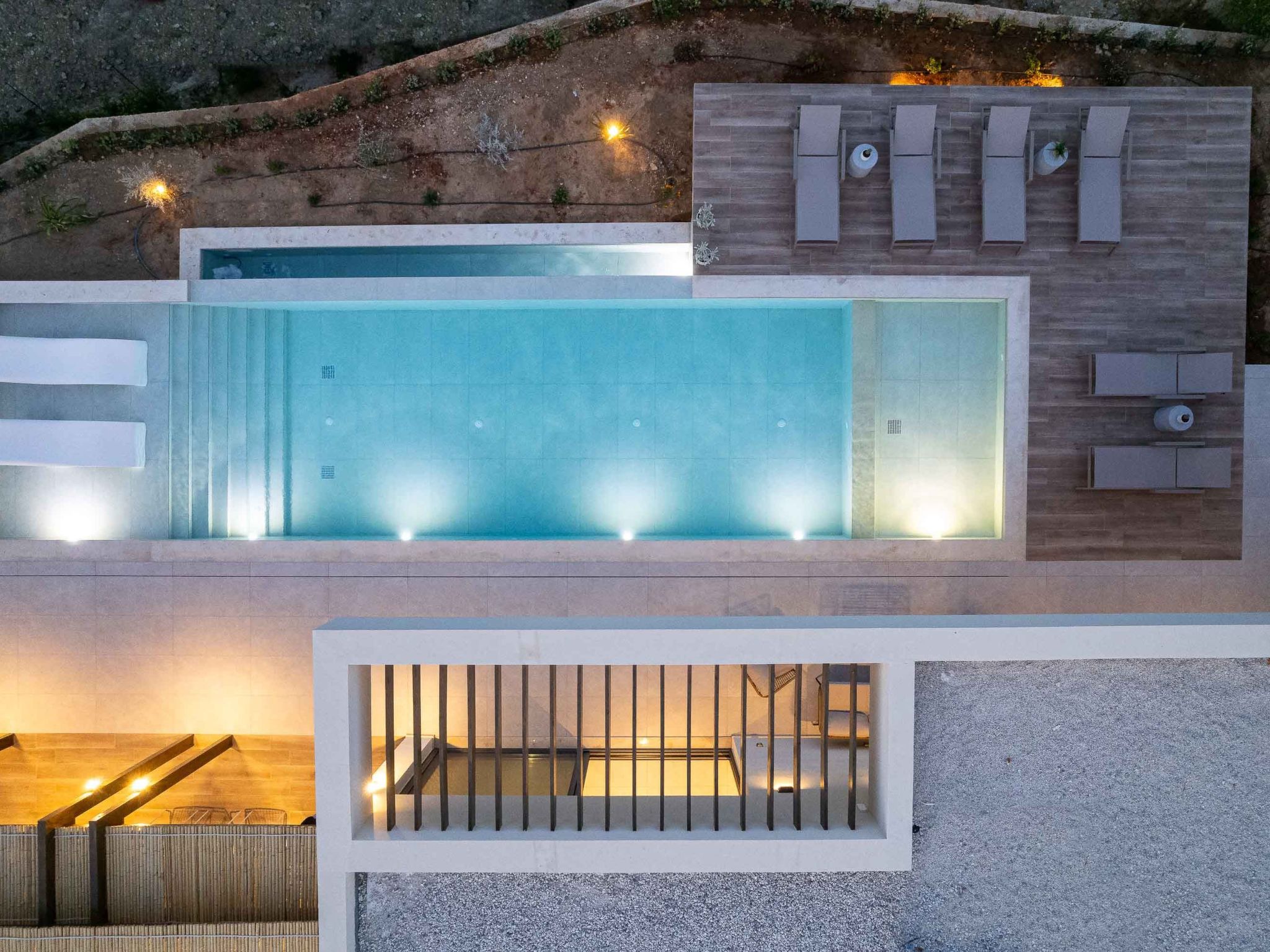 Villa Aglaea - Salzwasser-Pool und atemberaubender Meerblick-Binnen