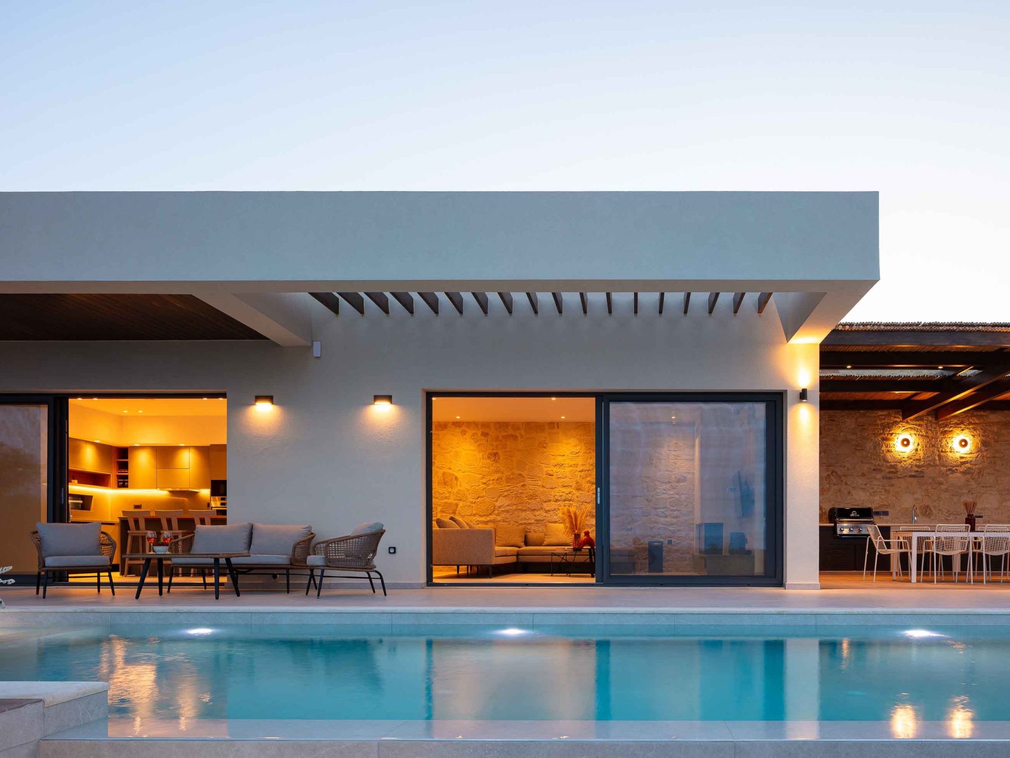 Villa Aglaea - Salzwasser-Pool und atemberaubender Meerblick-Binnen