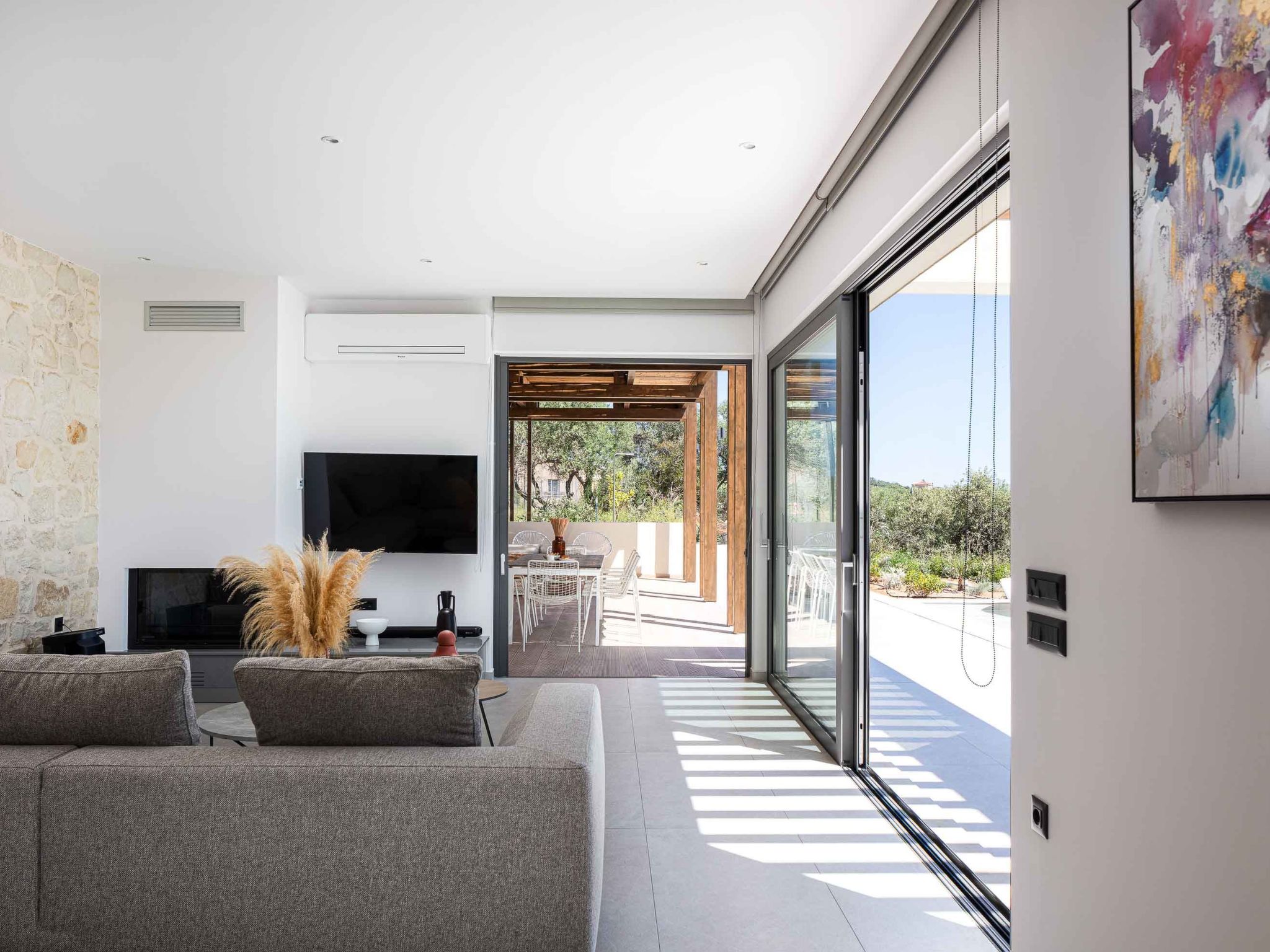 Villa Aglaea - Salzwasser-Pool und atemberaubender Meerblick-Binnen