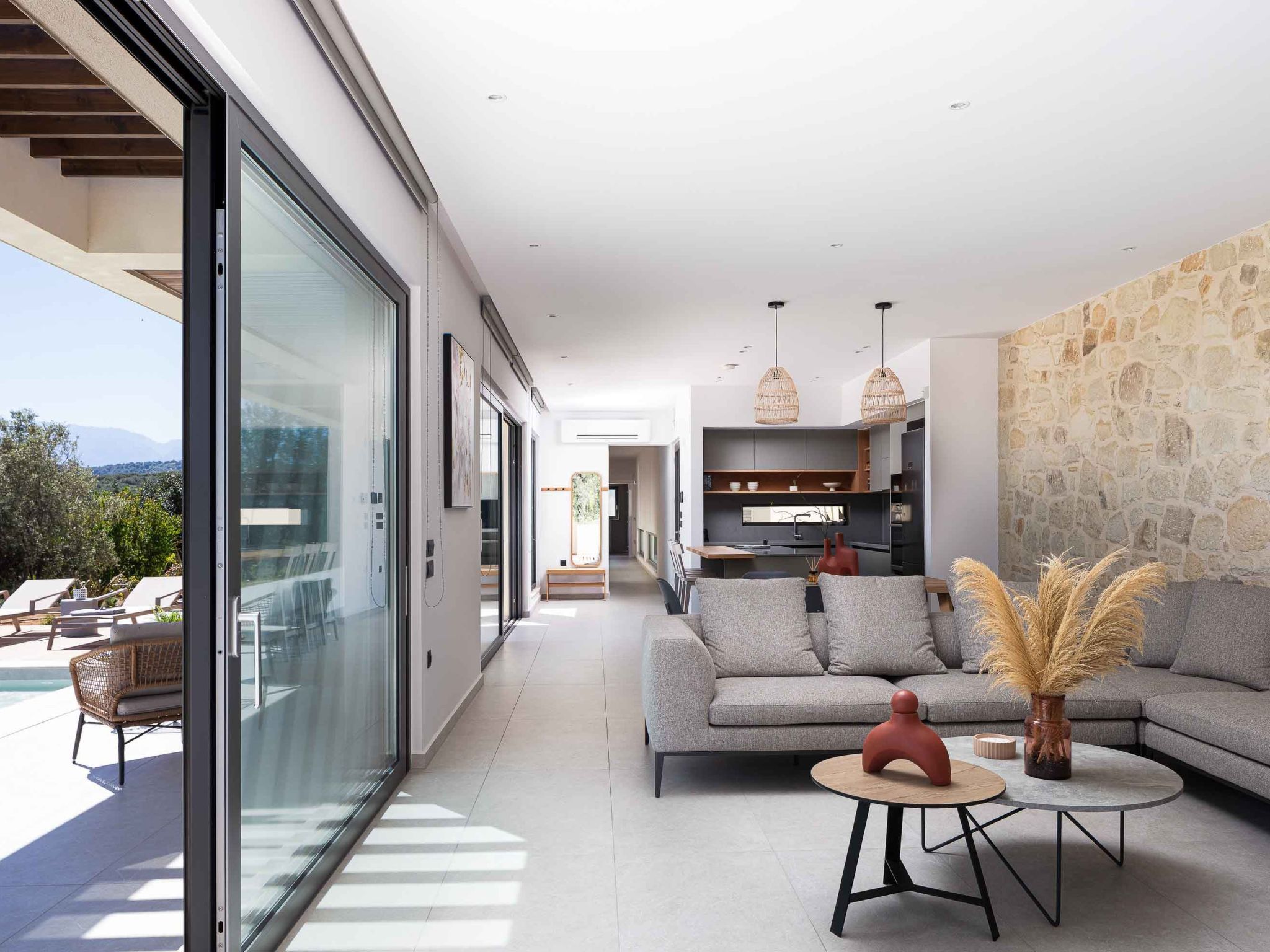 Villa Aglaea - Salzwasser-Pool und atemberaubender Meerblick-Binnen