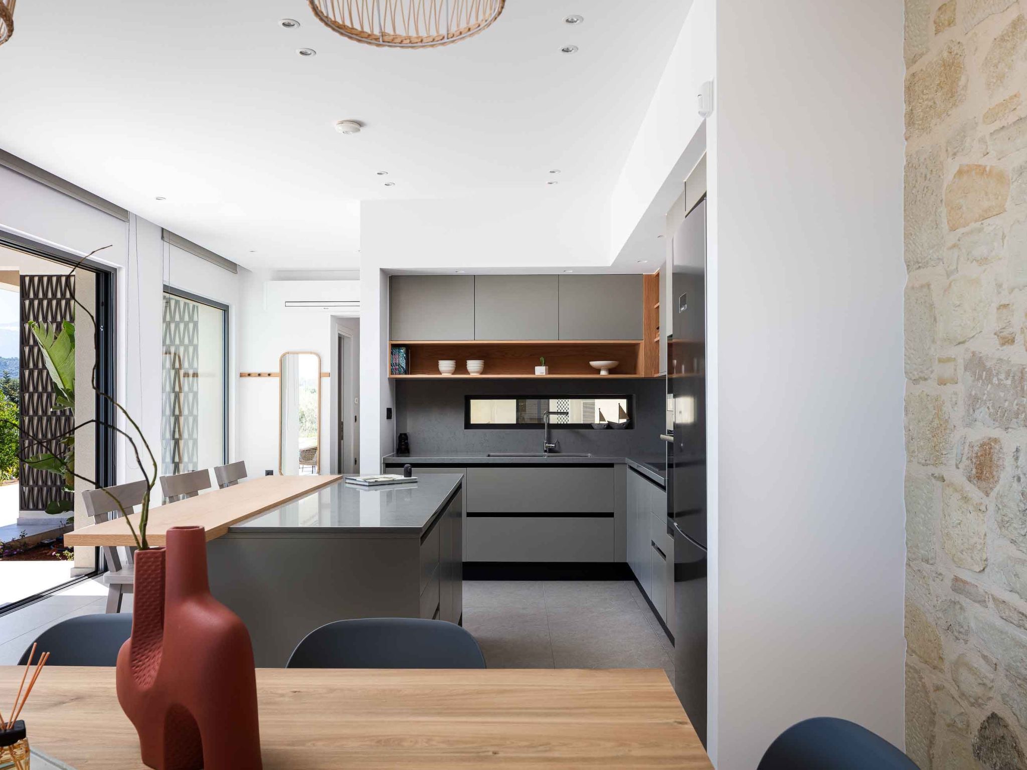 Villa Aglaea - Salzwasser-Pool und atemberaubender Meerblick-Binnen