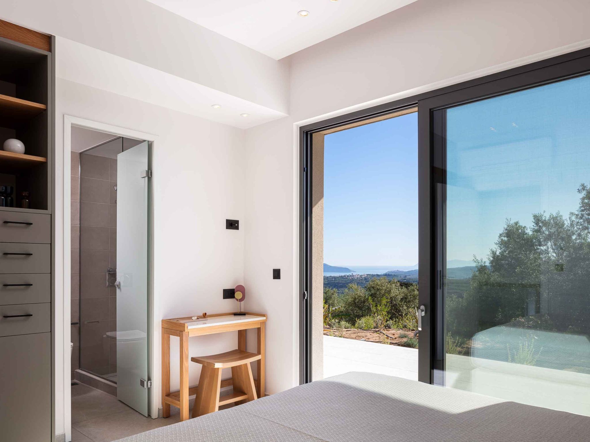 Villa Aglaea - Salzwasser-Pool und atemberaubender Meerblick-Binnen