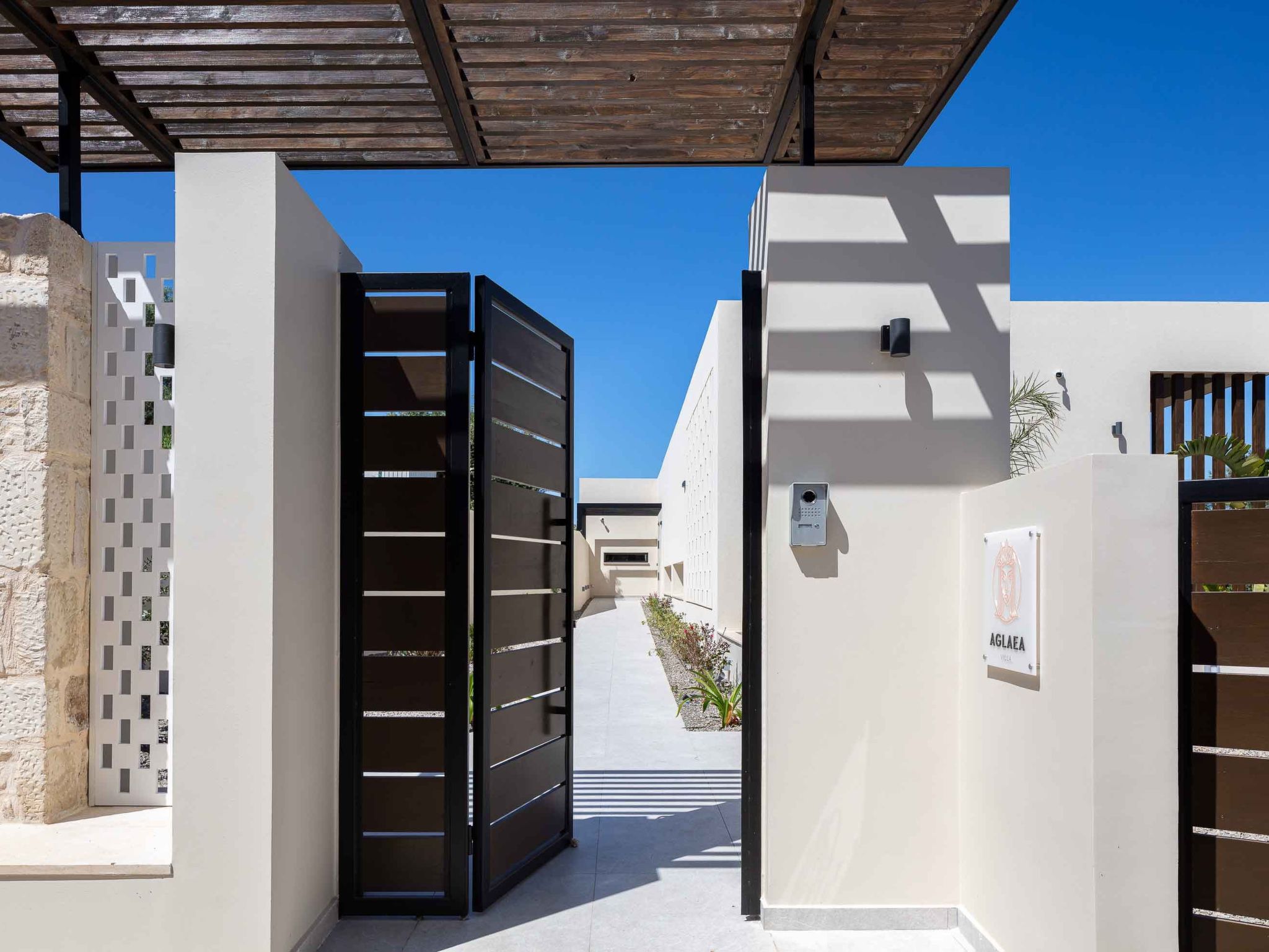 Villa Aglaea - Salzwasser-Pool und atemberaubender Meerblick-Binnen