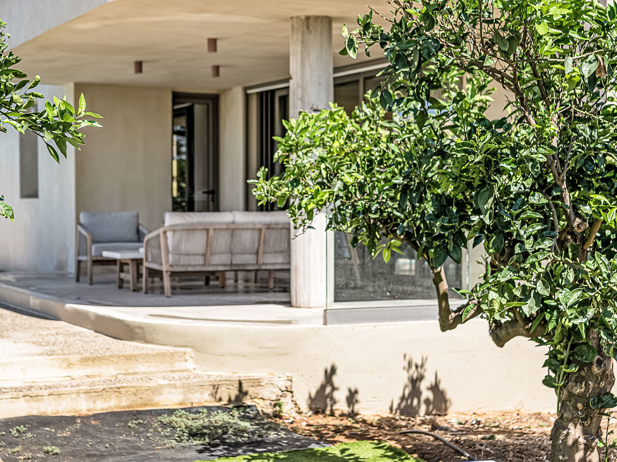 "Villa Portokalea", direkt am Meer - Buiten