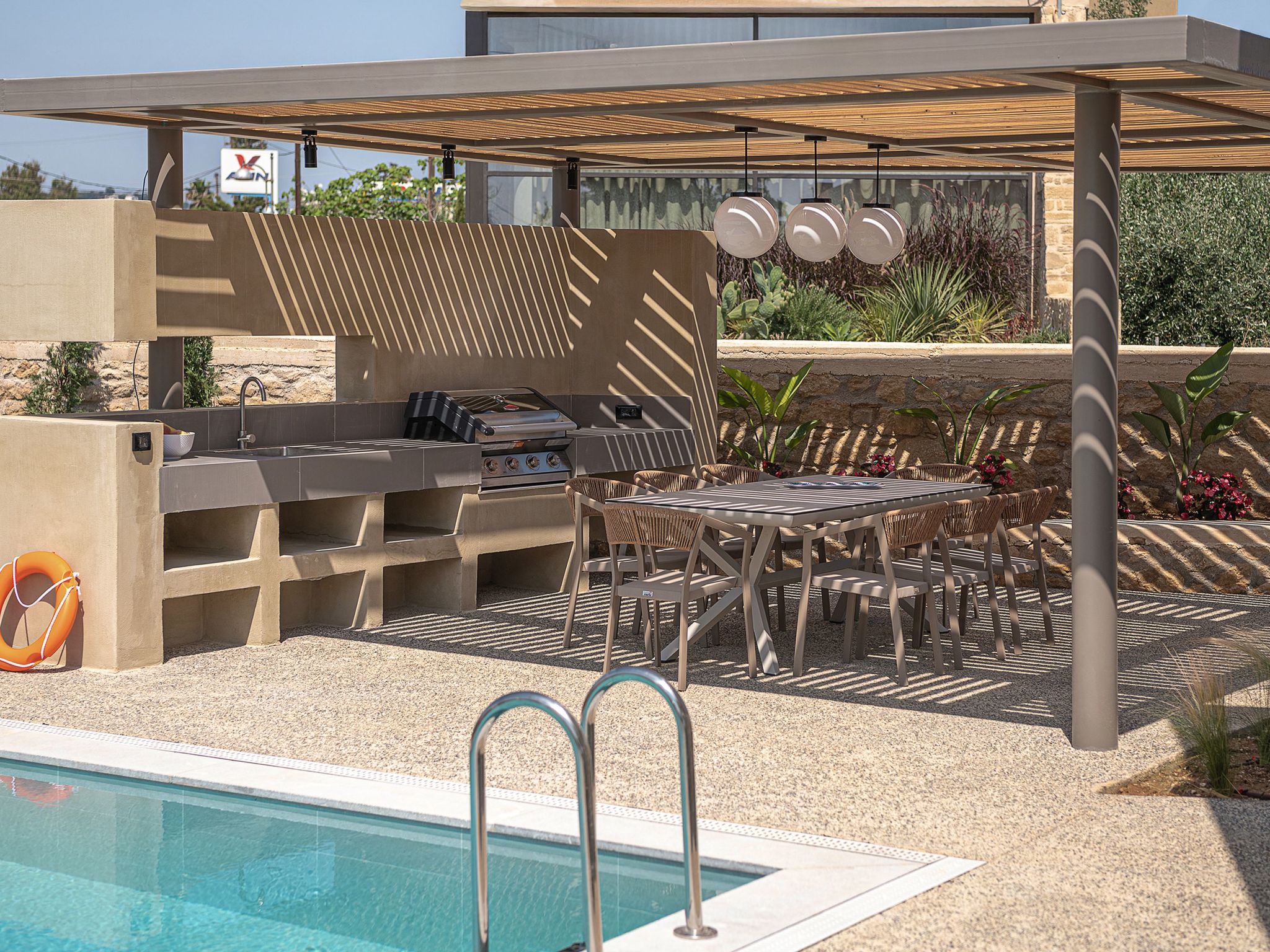 "Villa Portokalea", direkt am Meer-Binnen