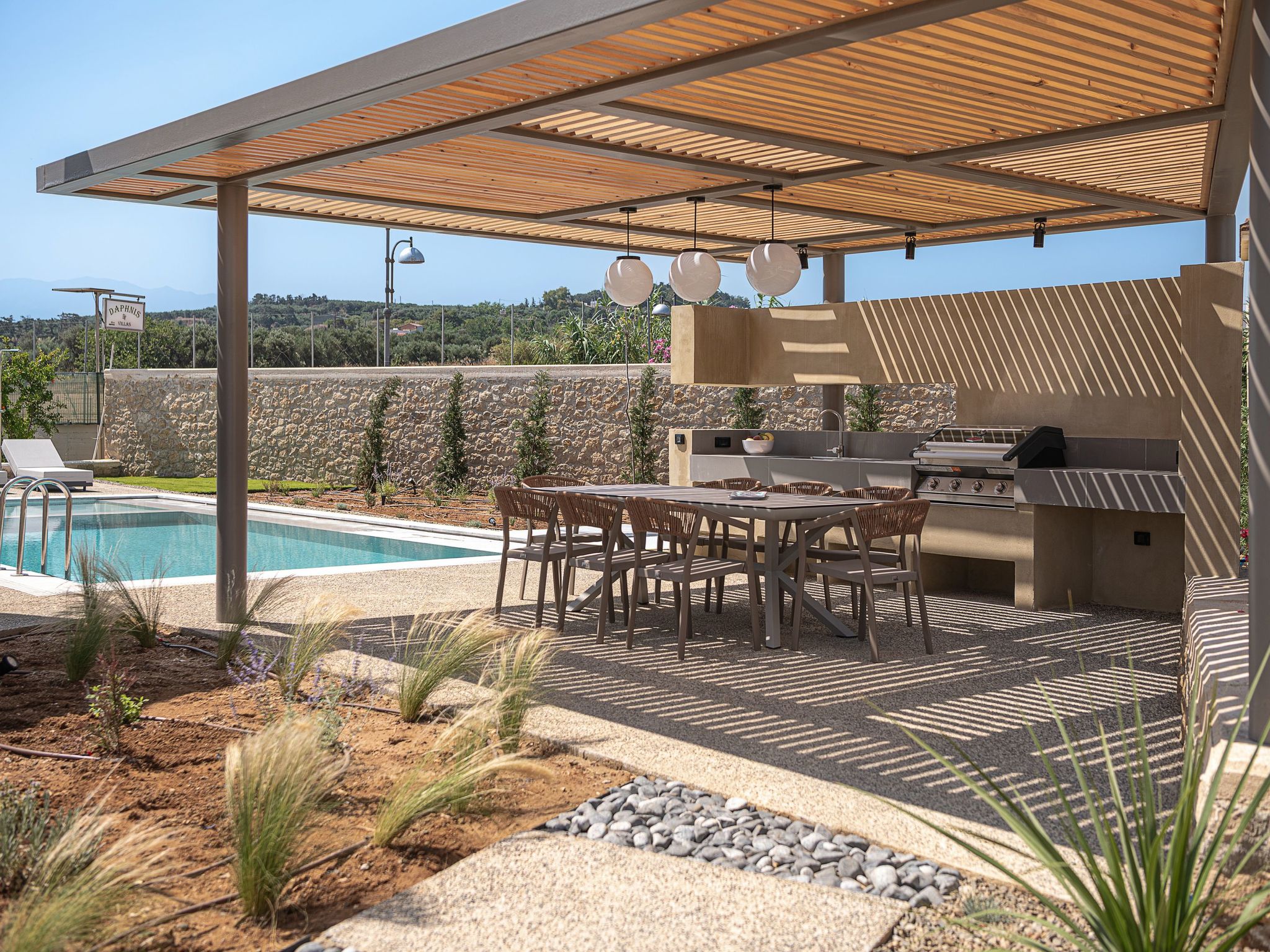 "Villa Portokalea", direkt am Meer-Binnen