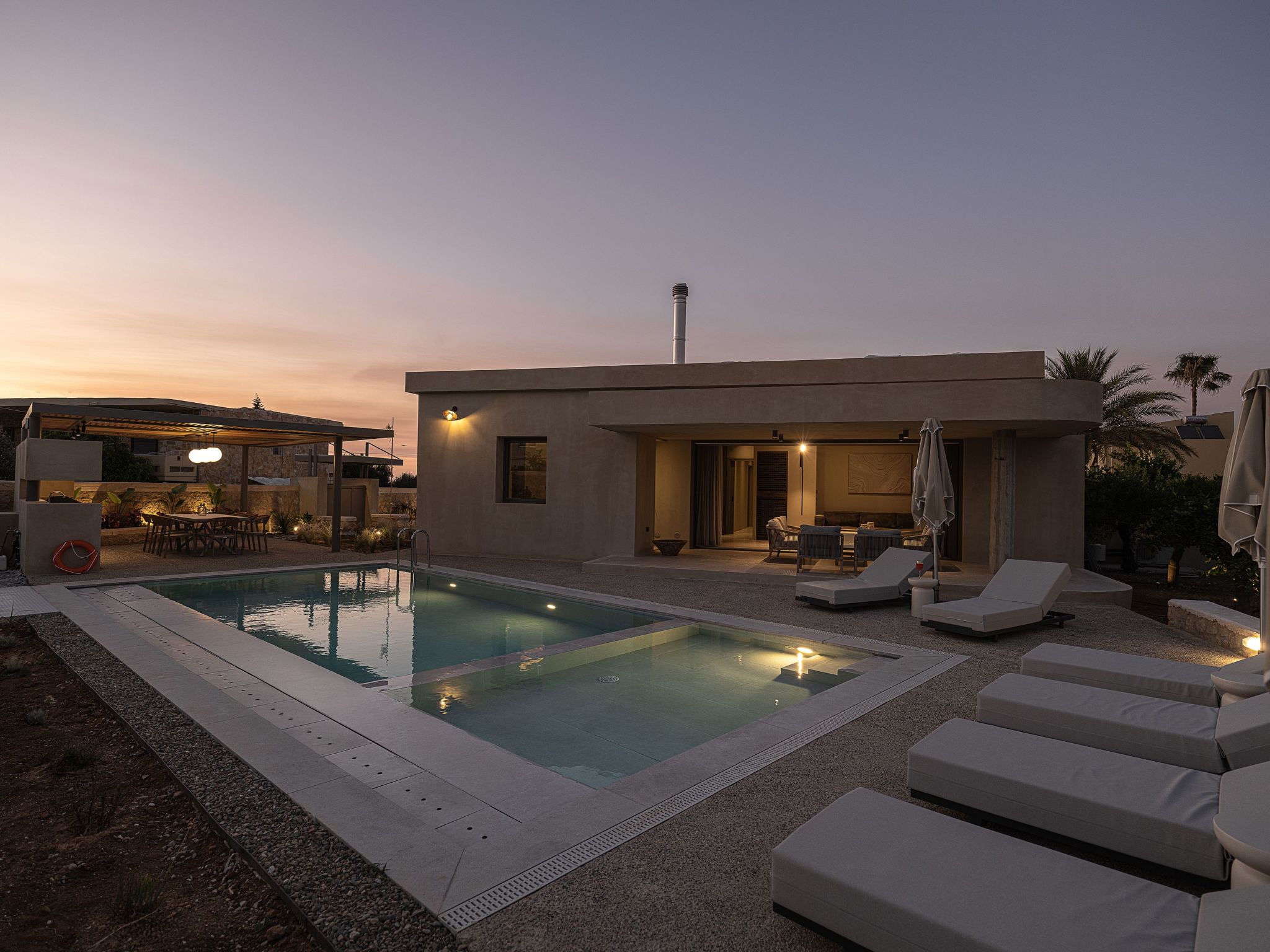 "Villa Portokalea", direkt am Meer-Binnen