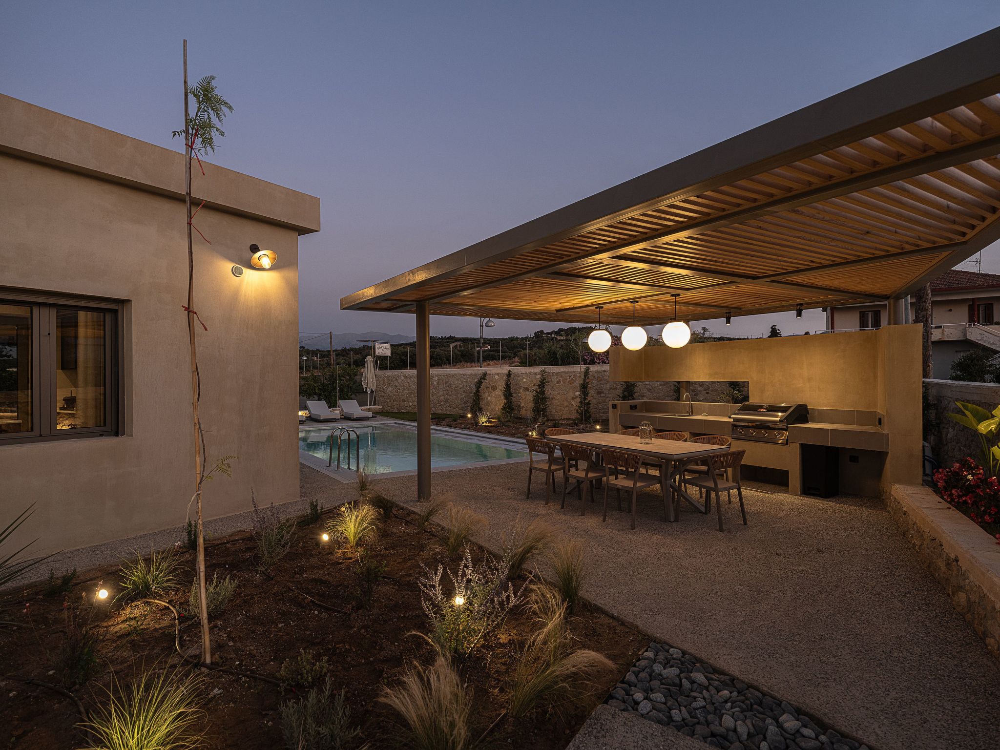 "Villa Portokalea", direkt am Meer-Binnen