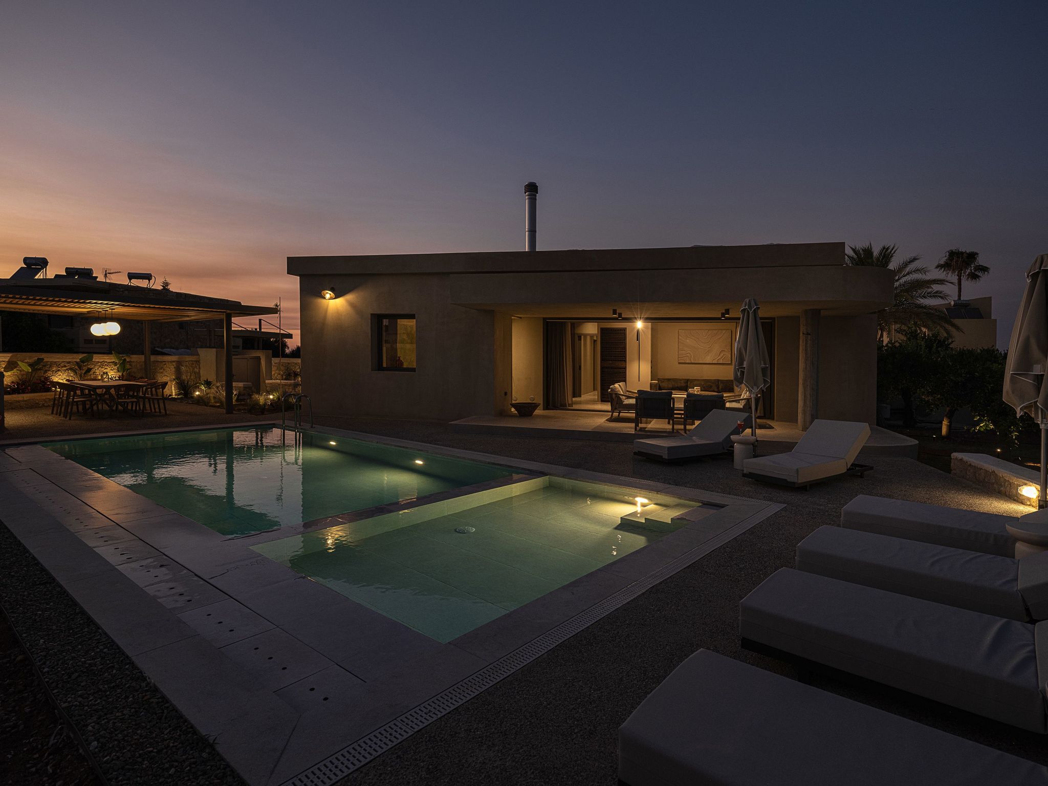 "Villa Portokalea", direkt am Meer-Binnen