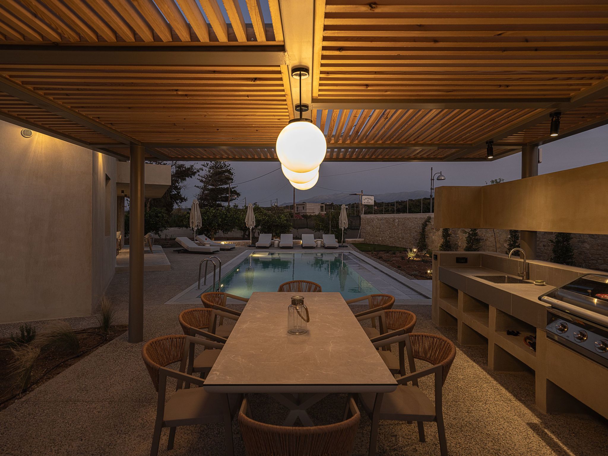 "Villa Portokalea", direkt am Meer-Binnen