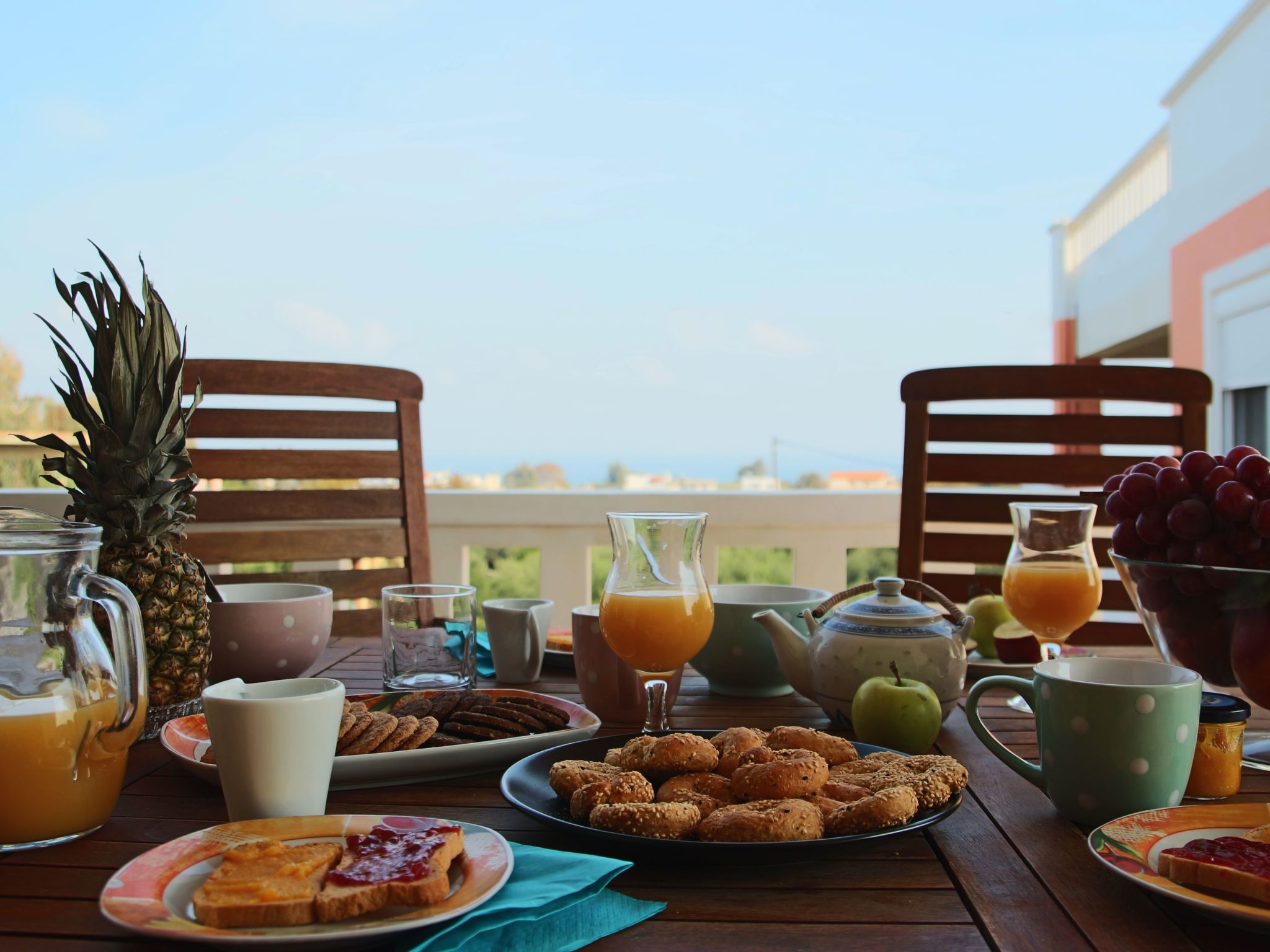 Haus in Maleme mit Außenpool-Draußen