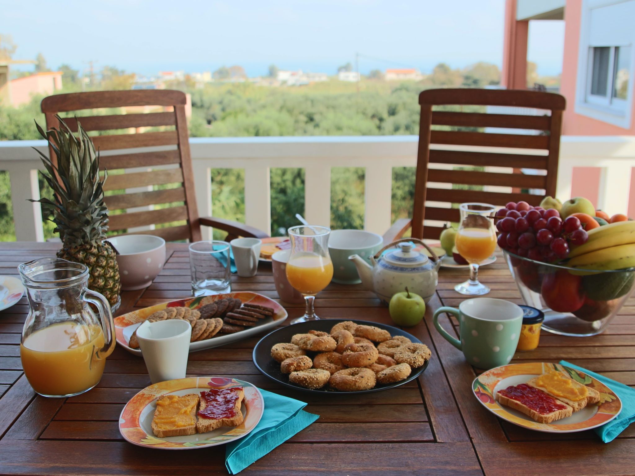 Haus in Maleme mit Außenpool-Draußen