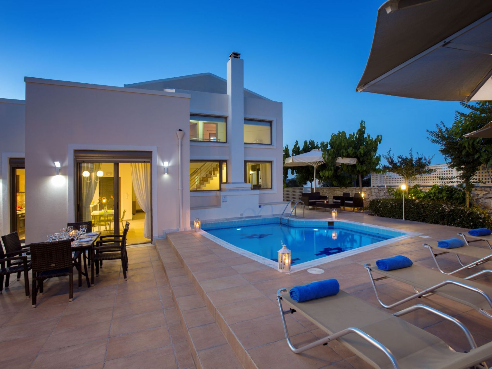 Vakantiehuis met privé zwembad in Agios Pavlos (Griekenland) voor 6 personen