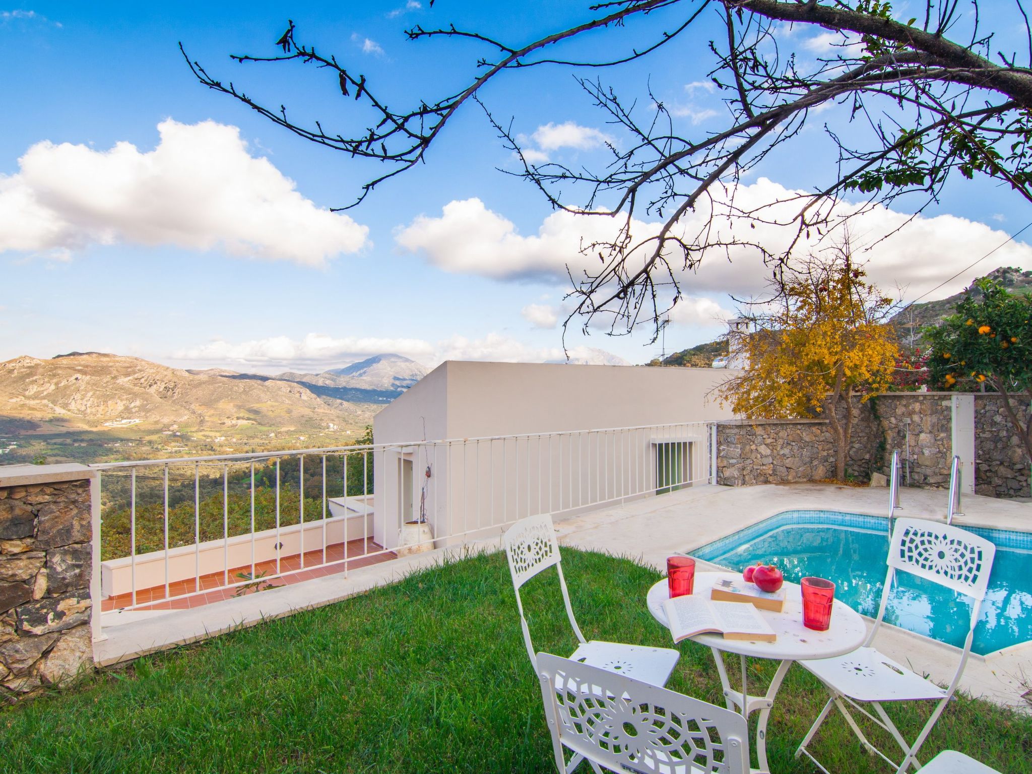 Traditionelle Villa mit Pool und BBQ, in der Nähe von Rethymno