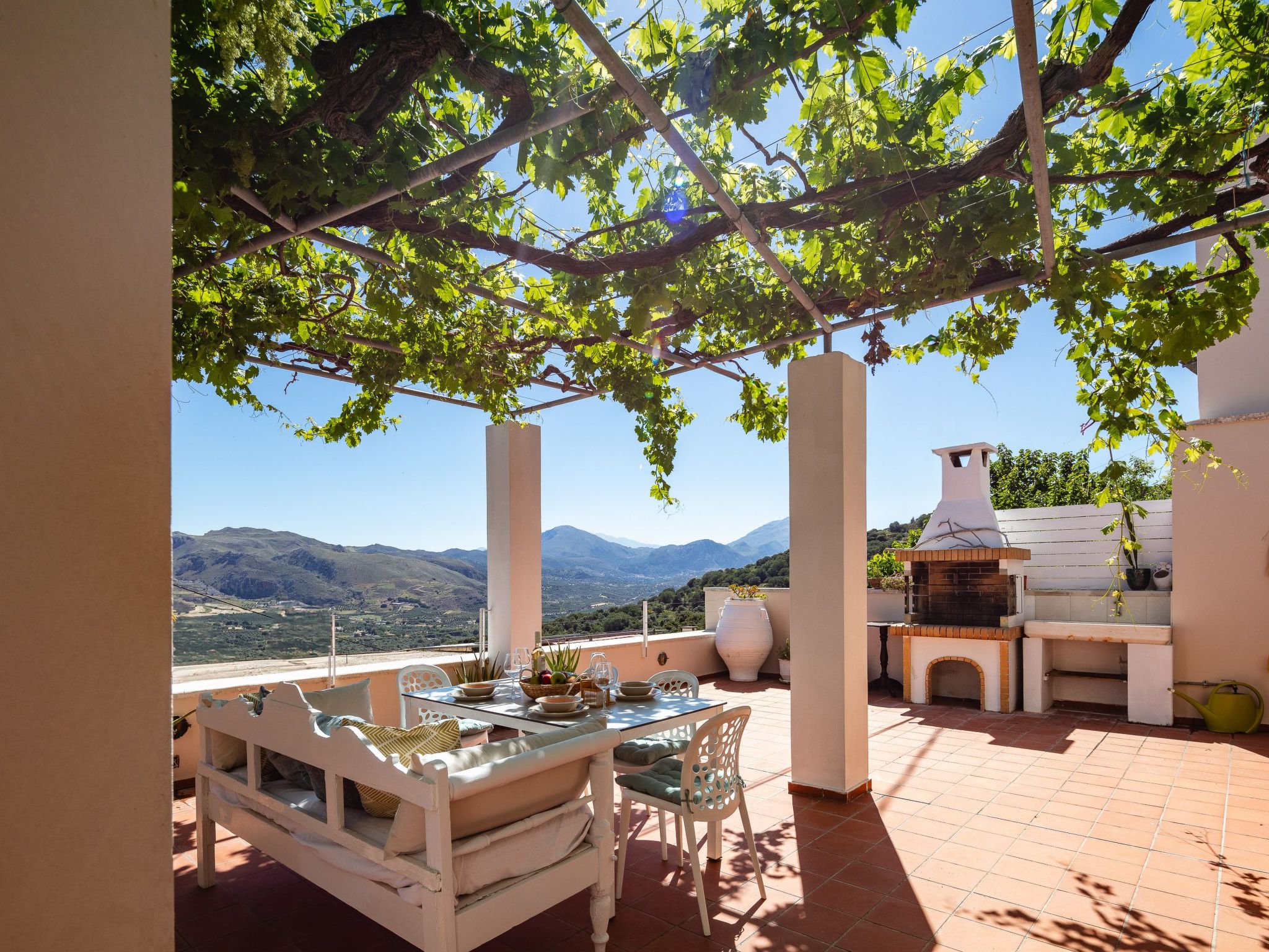 Traditionelle Villa mit Pool und BBQ, in der Nähe von Rethymno