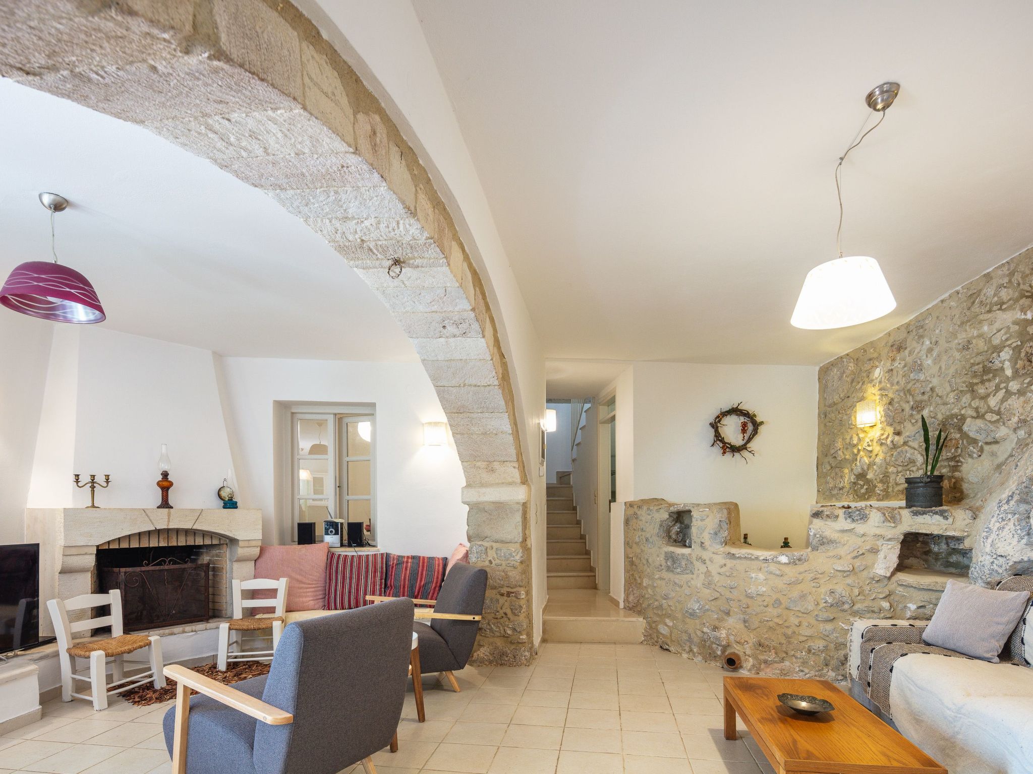 Traditionelle Villa mit Pool und BBQ, in der Nähe von Rethymno