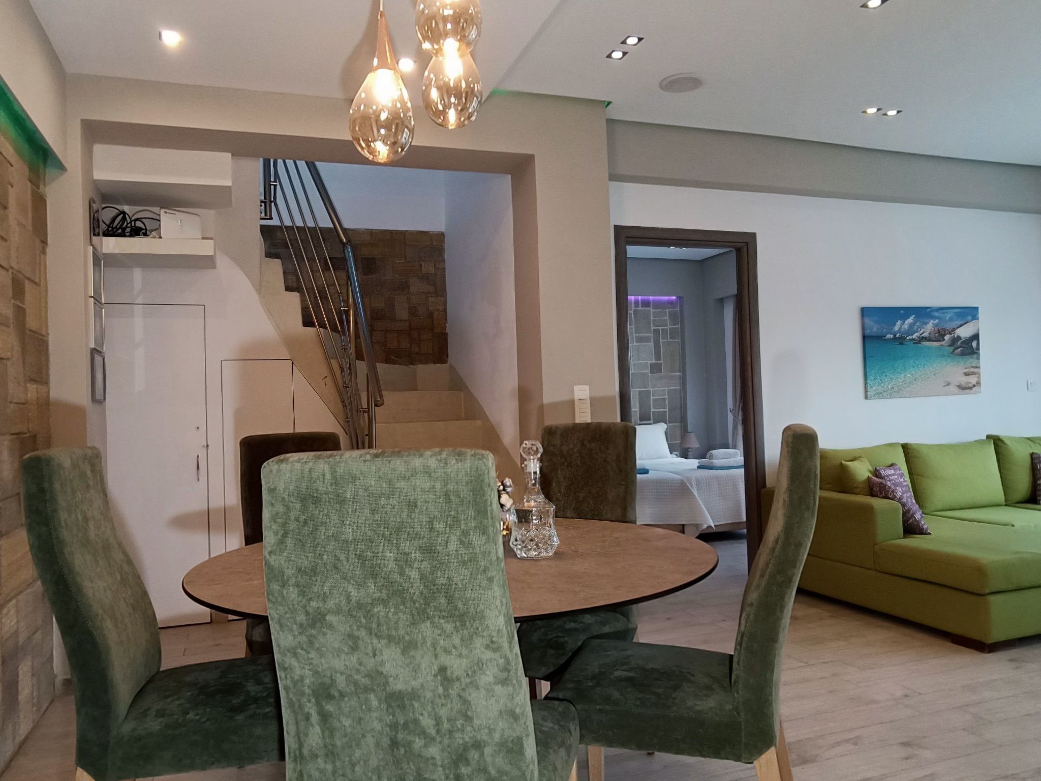 In Mithimna mit Privatem Pool-Drinnen