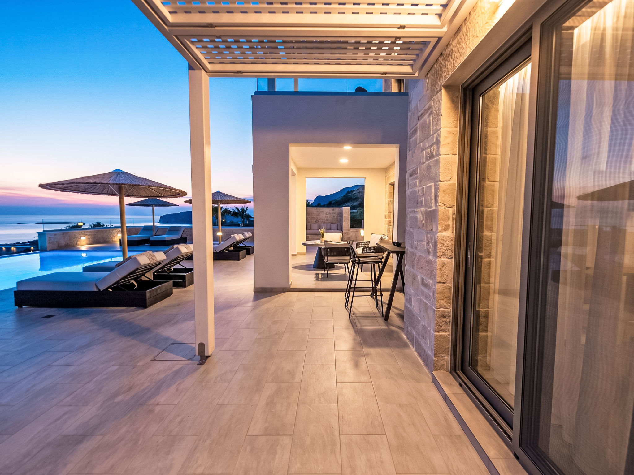 Maison Actea Seaview Villa II''Free''beheizter Pool,800m Meer – Terrasse, photo 53 sur 56