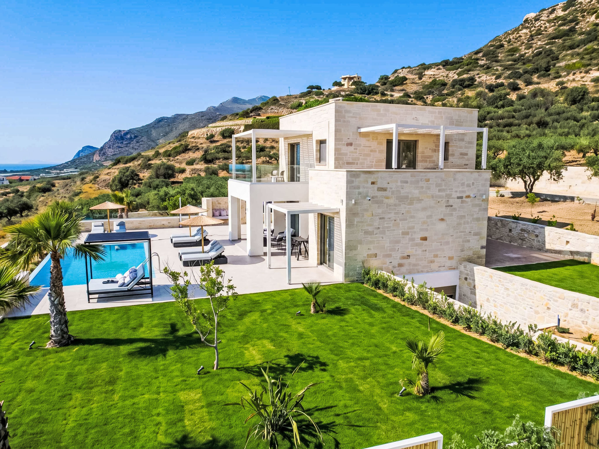 Maison Actea Seaview Villa II''Free''beheizter Pool,800m Meer – Chambre, photo 6 sur 56