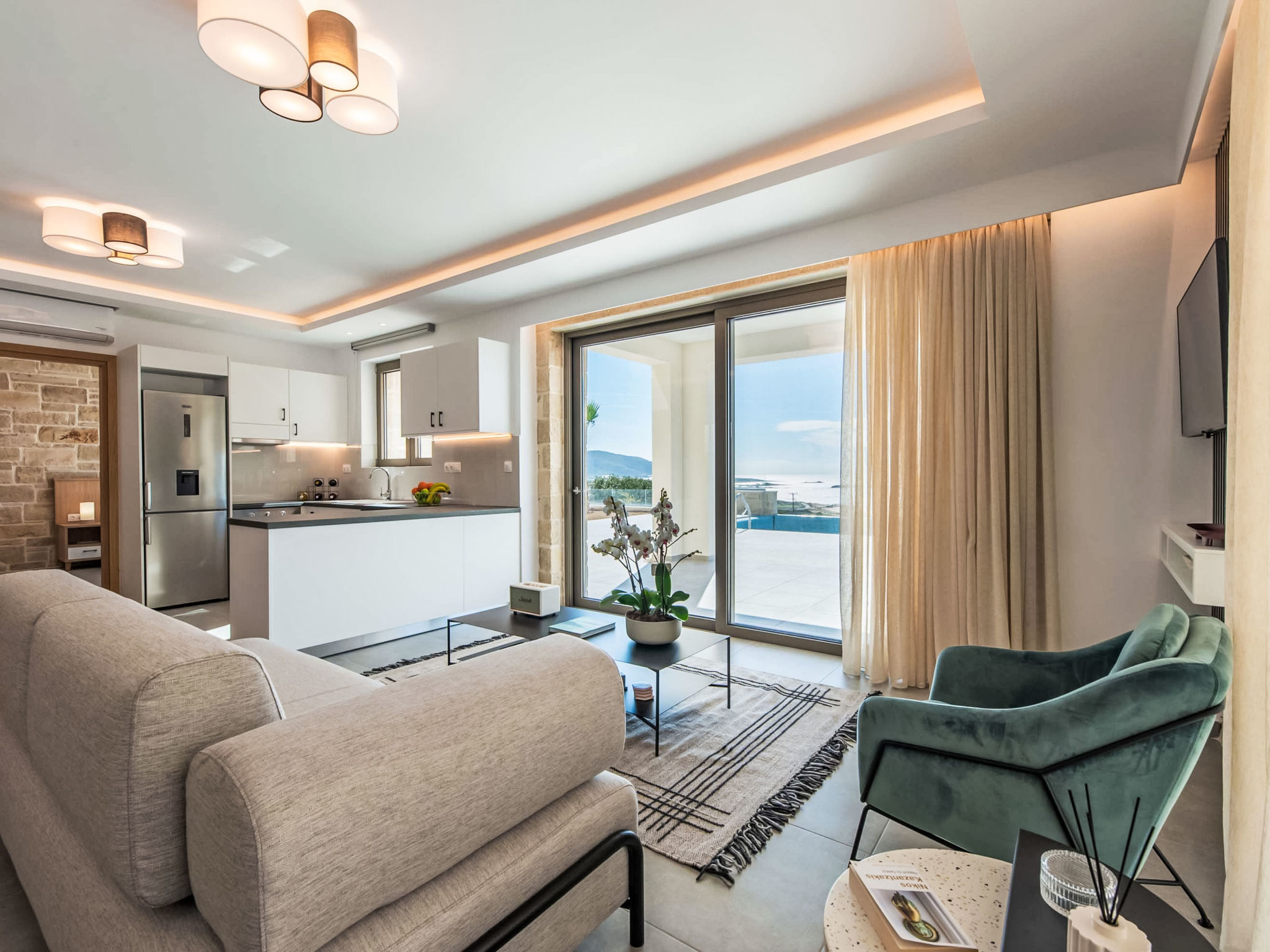 Maison Actea Seaview Villa II''Free''beheizter Pool,800m Meer – Séjour, photo 5 sur 56