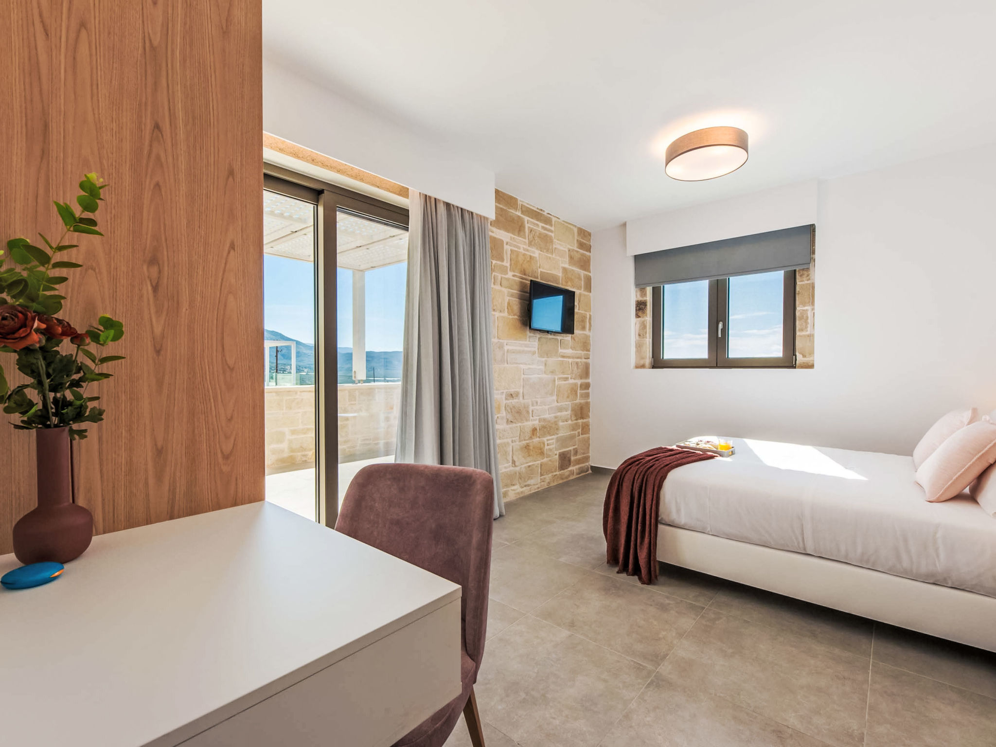 Maison Actea Seaview Villa II''Free''beheizter Pool,800m Meer – Chambre, photo 29 sur 56