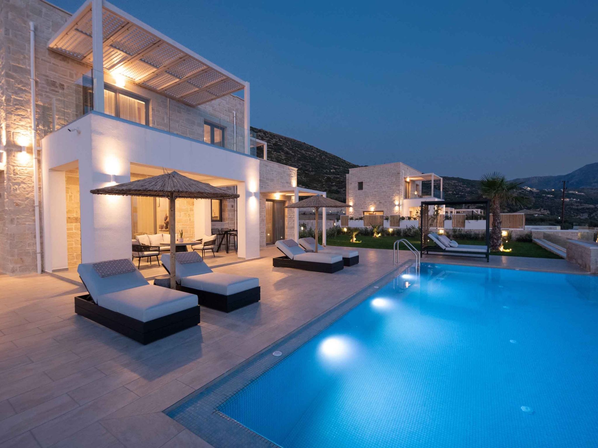 Actea Seaview Villa II''Free''beheizter Pool,800m Meer-Binnen