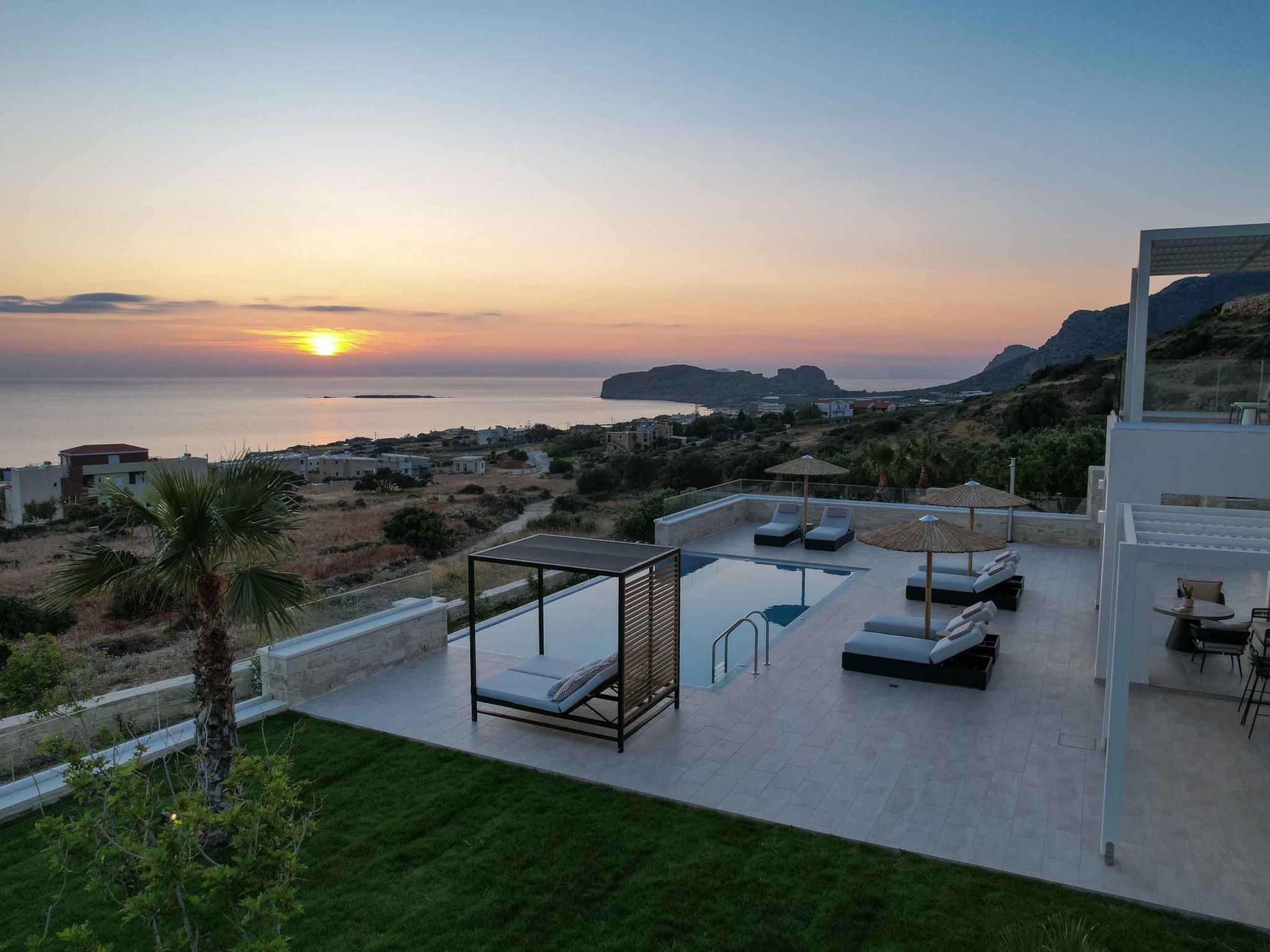 Actea Seaview Villa II''Free''beheizter Pool,800m Meer-Binnen