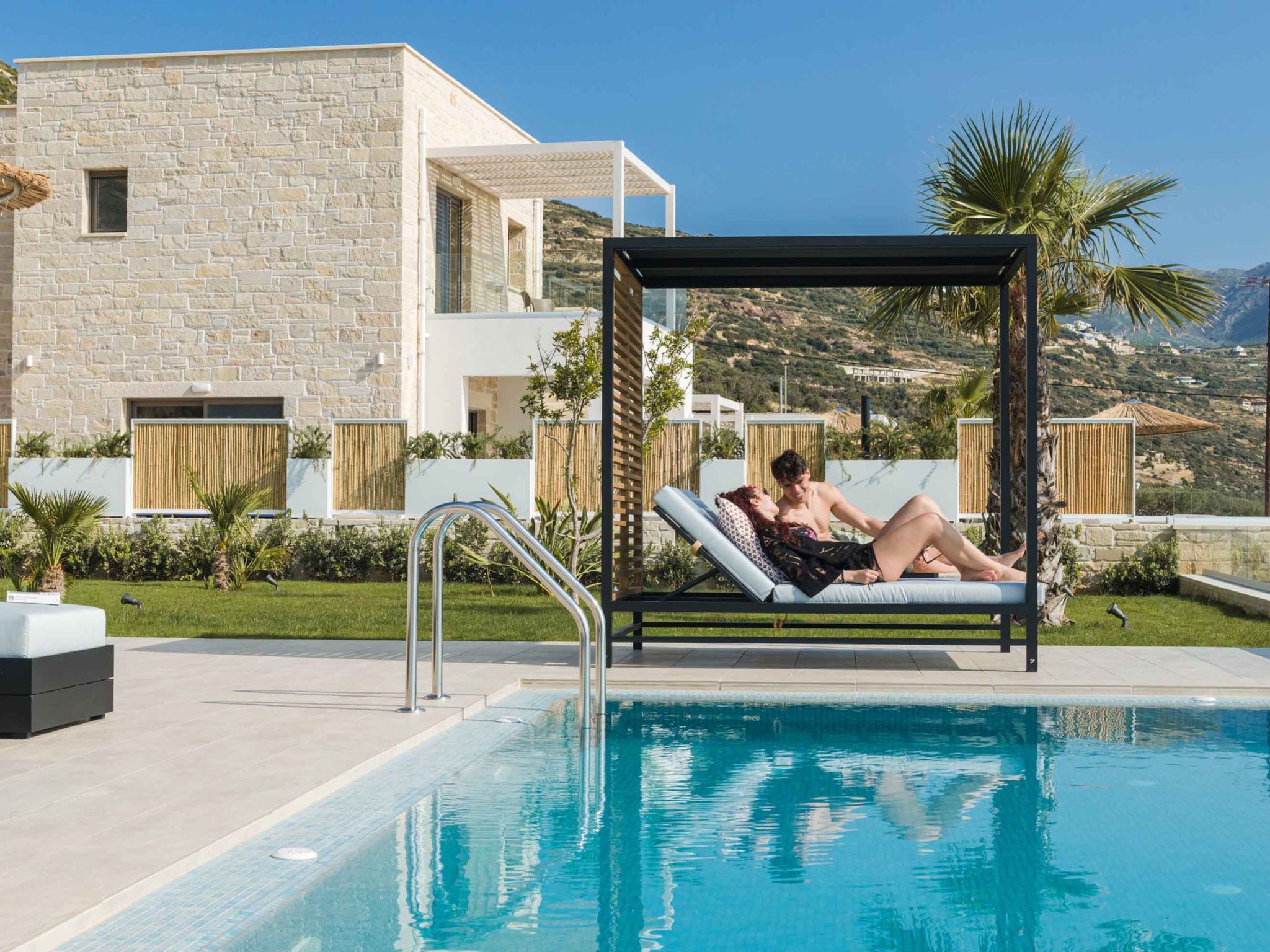 Actea Seaview Villa II''Free''beheizter Pool,800m Meer-Binnen