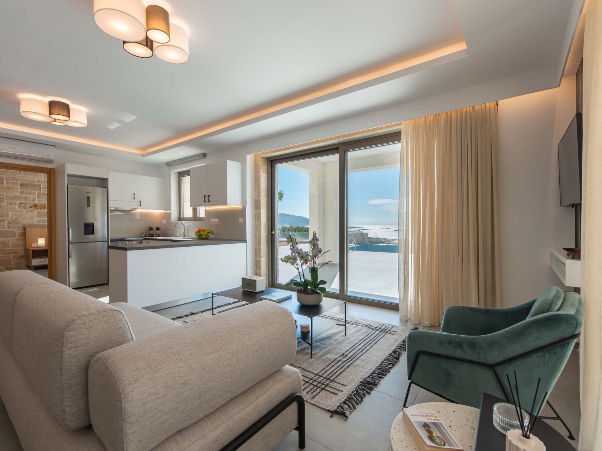 Actea Seaview Villa II''Free''beheizter Pool,800m Meer-Binnen