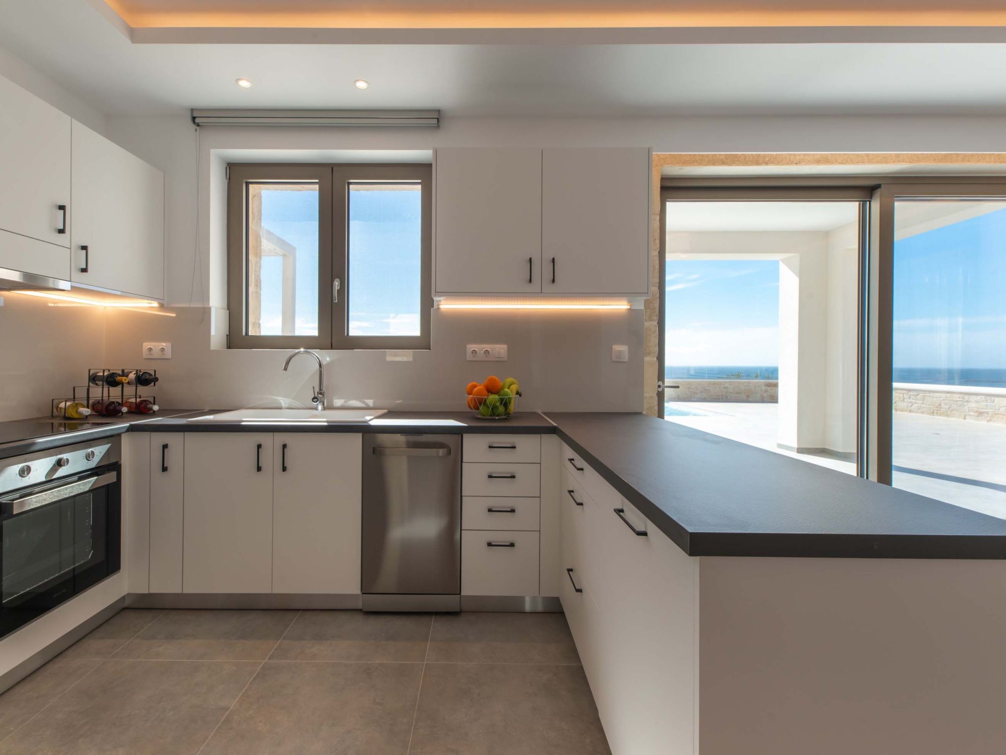 Actea Seaview Villa II''Free''beheizter Pool,800m Meer-Binnen