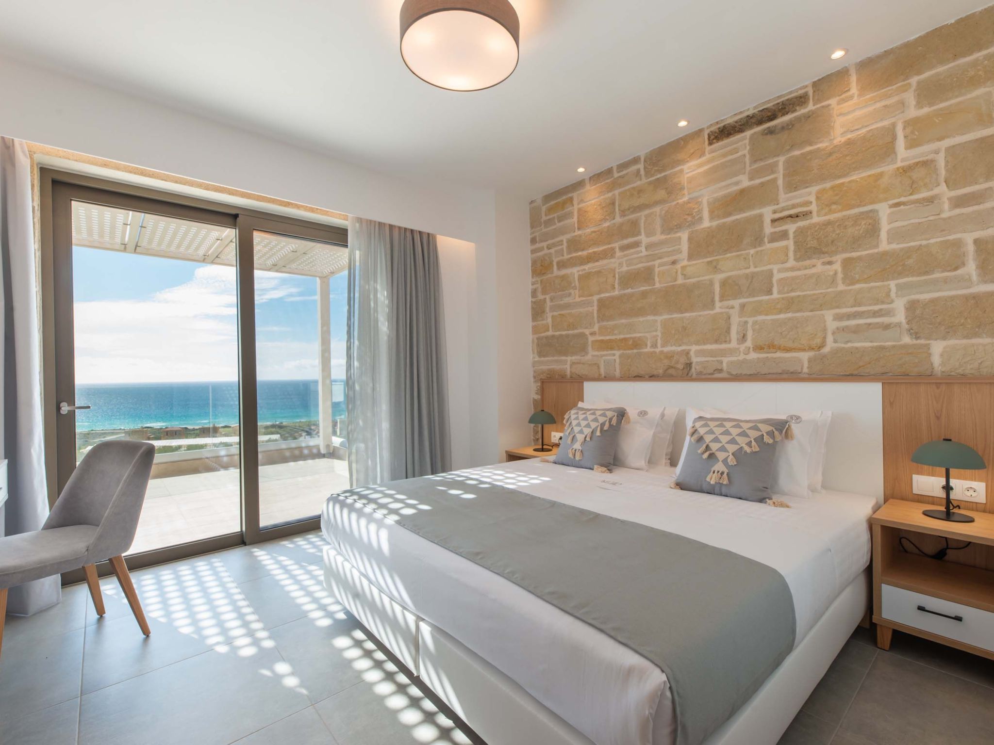 Actea Seaview Villa II''Free''beheizter Pool,800m Meer-Binnen